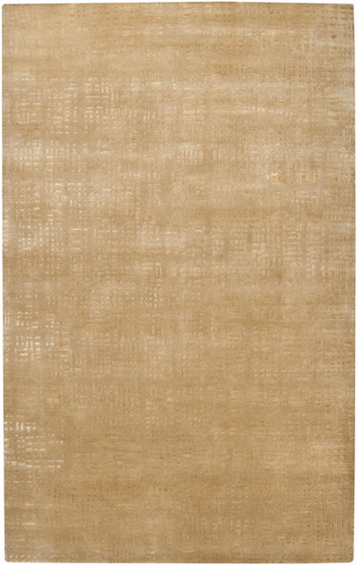 Mustard Hand Knotted 70% NZ Wool, 30% Viscose Traditional Rectangle Handmade rug, Indoor use only, no fringe, non-washable.