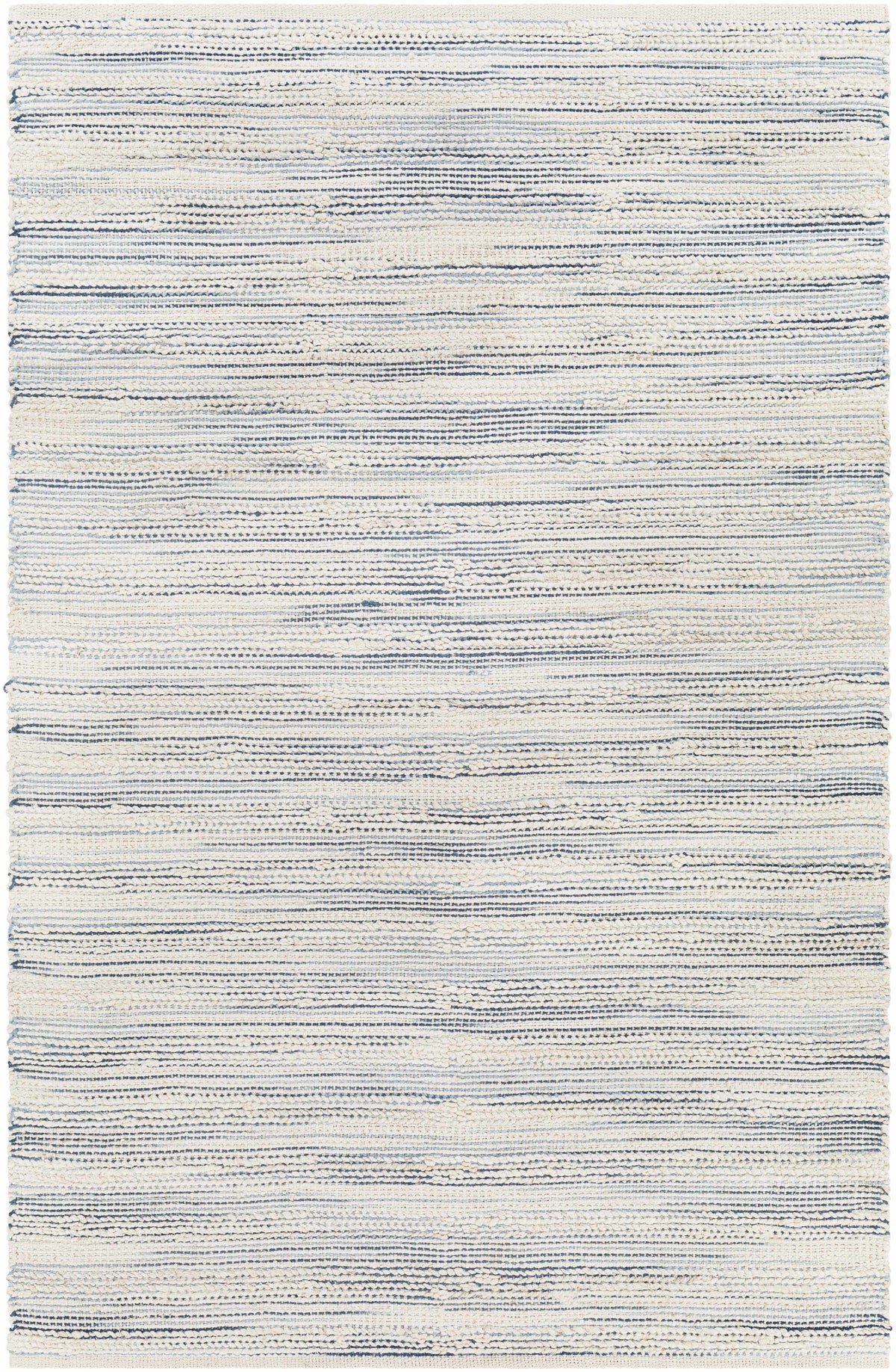 Denim Hand Woven 70% Jute, 30% Cotton Cottage Rectangle Handmade rug, Indoor use only, no fringe, non-washable. runner also available