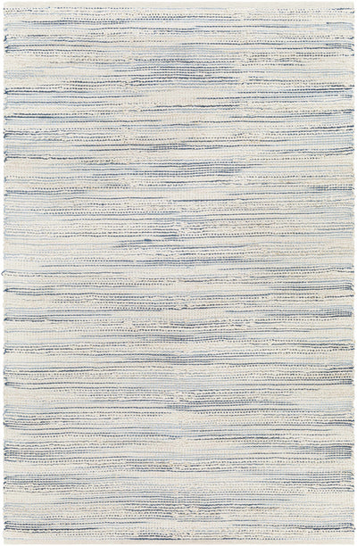 Denim Hand Woven 70% Jute, 30% Cotton Cottage Rectangle Handmade rug, Indoor use only, no fringe, non-washable. runner also available
