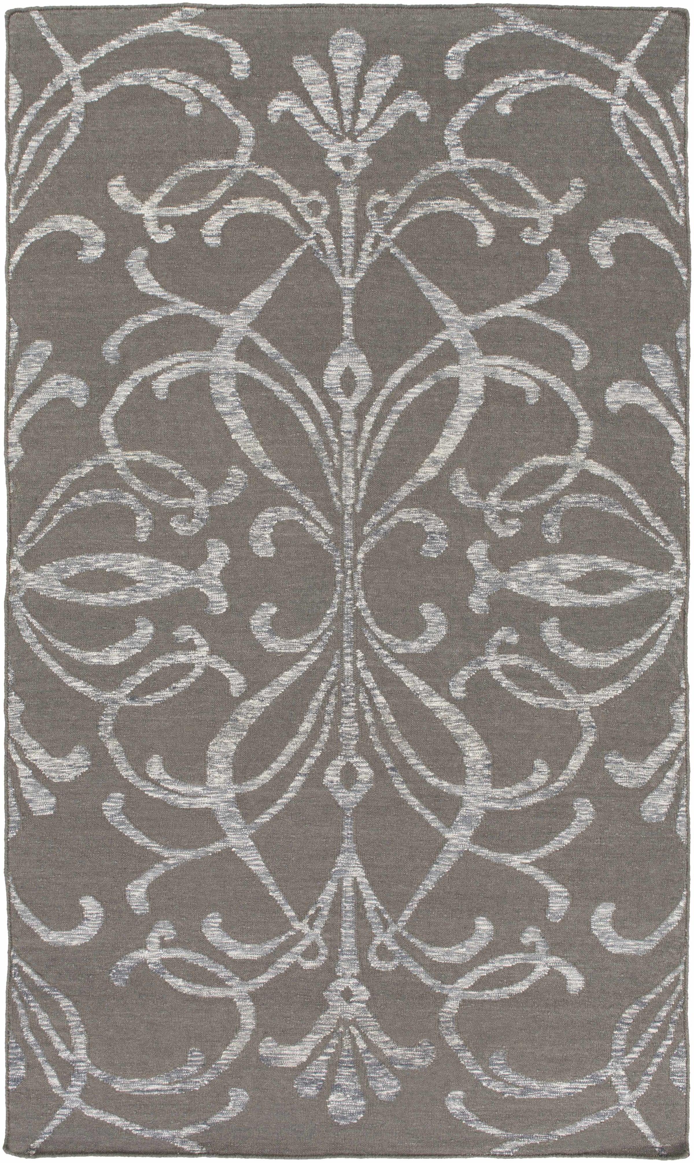 Brown Hand Woven 50% Wool, 30% Viscose, 20% Cotton Modern Rectangle Handmade rug, Indoor use only, no fringe, non-washable. runner also available