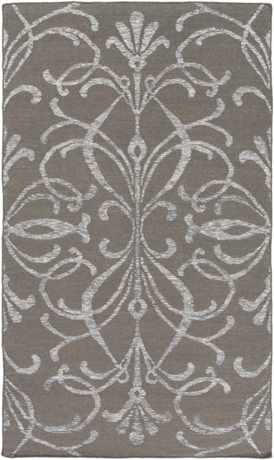 Brown Hand Woven 50% Wool, 30% Viscose, 20% Cotton Modern Rectangle Handmade rug, Indoor use only, no fringe, non-washable. runner also available