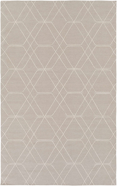 Tan Hand Woven 100% Wool Modern Rectangle Handmade rug, Indoor use only, no fringe, non-washable. runner also available