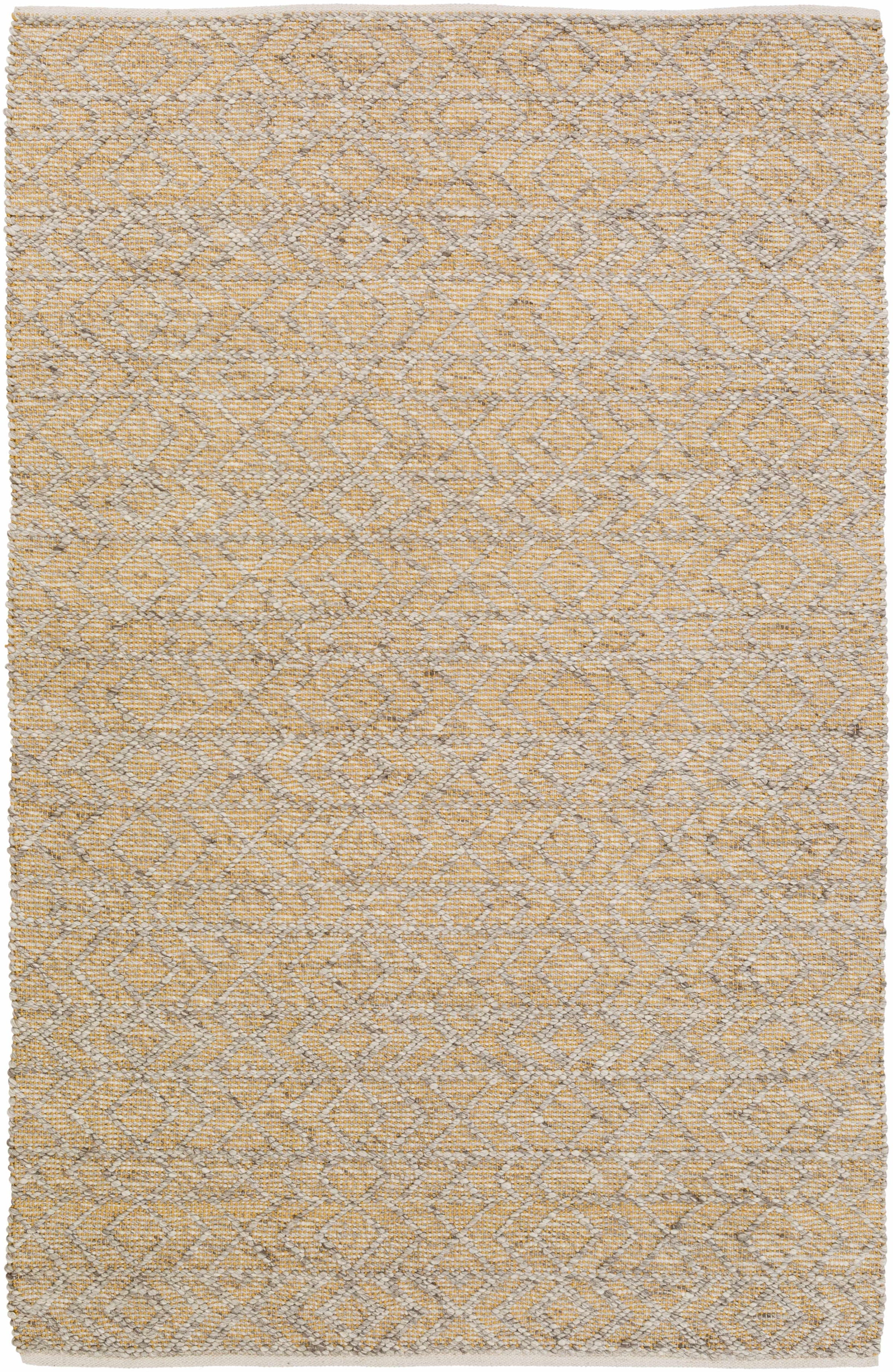 Camel Hand Woven 65% Viscose, 35% Wool Global Rectangle Handmade rug, Indoor use only, no fringe, non-washable. runner also available