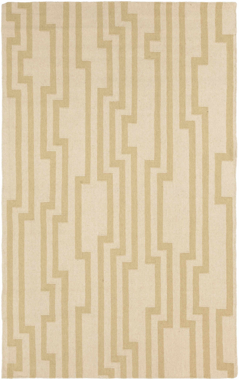 Light Beige Hand Woven 100% Wool Modern Rectangle Handmade rug, Indoor use only, no fringe, non-washable. runner also available