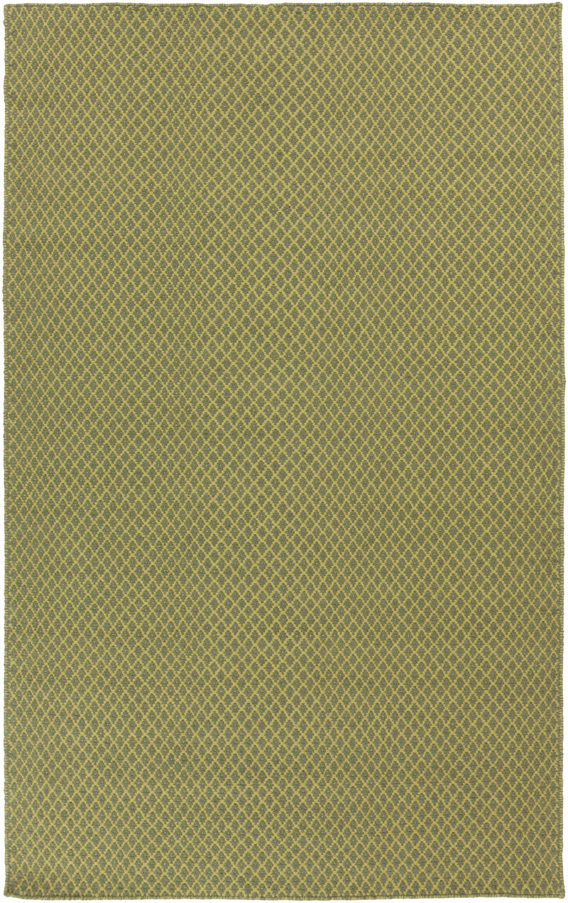 Olive Hand Woven 100% Wool Cottage Rectangle Handmade rug, Indoor use only, no fringe, non-washable. runner also available