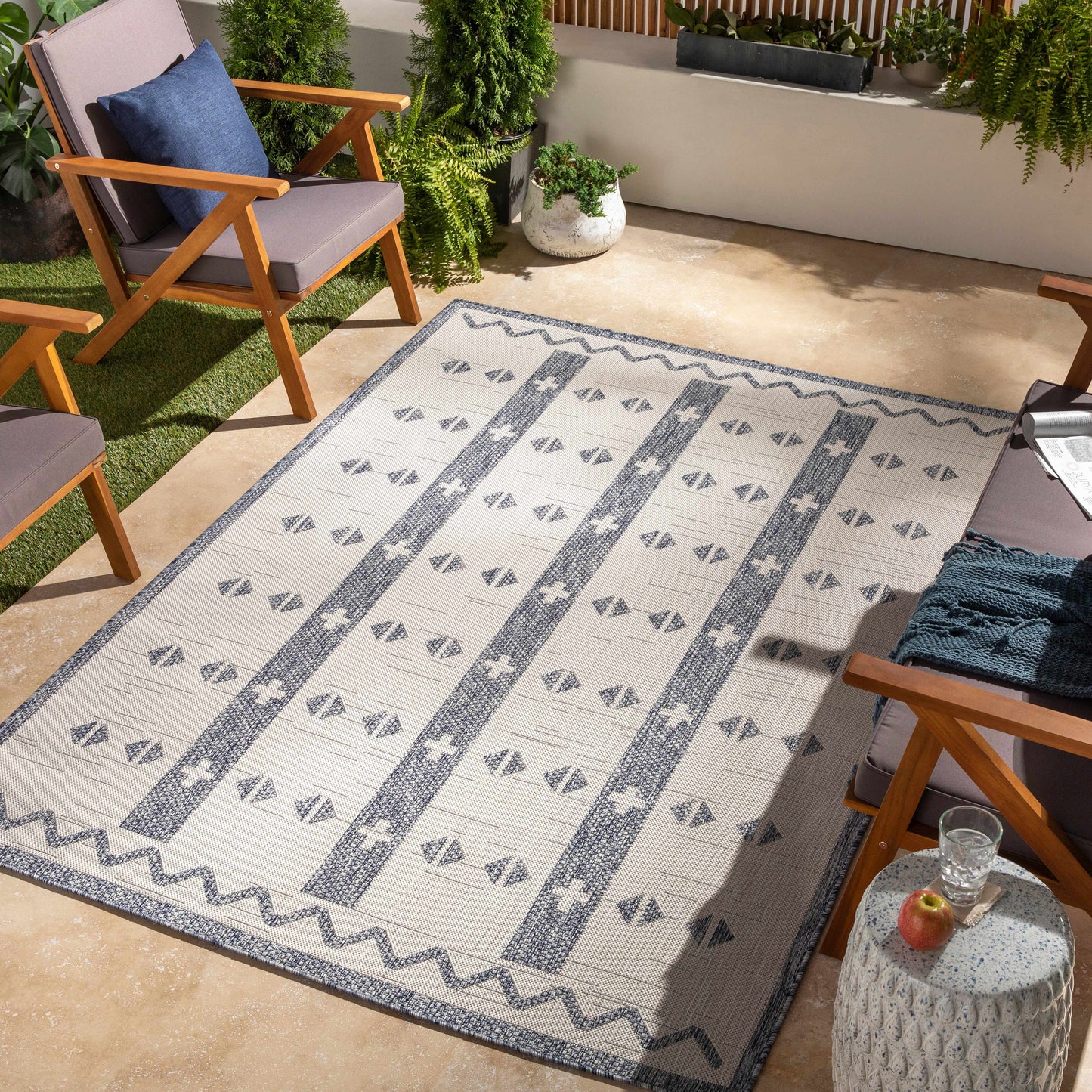 Tuareg TRG-2308 Machine Woven Rug