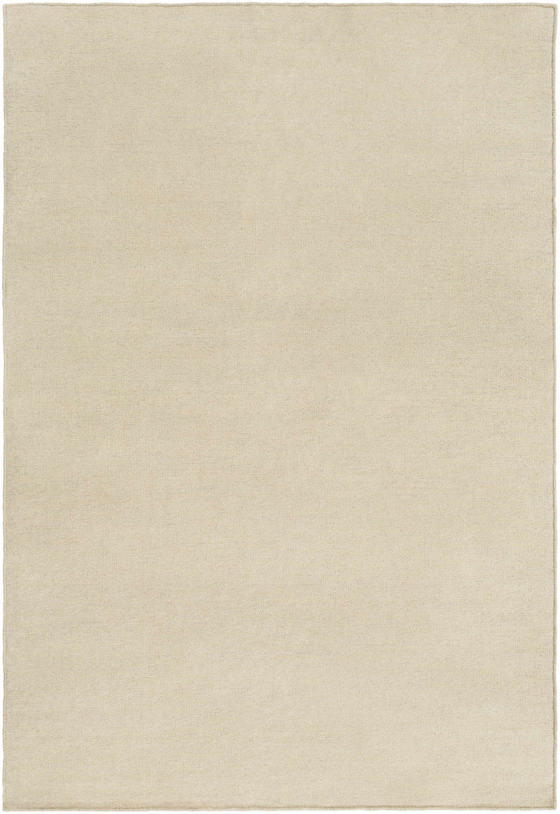Oatmeal Hand Woven 70% Wool, 30% Metallic Thread Cottage Rectangle Handmade rug, Indoor use only, no fringe, non-washable. runner also available