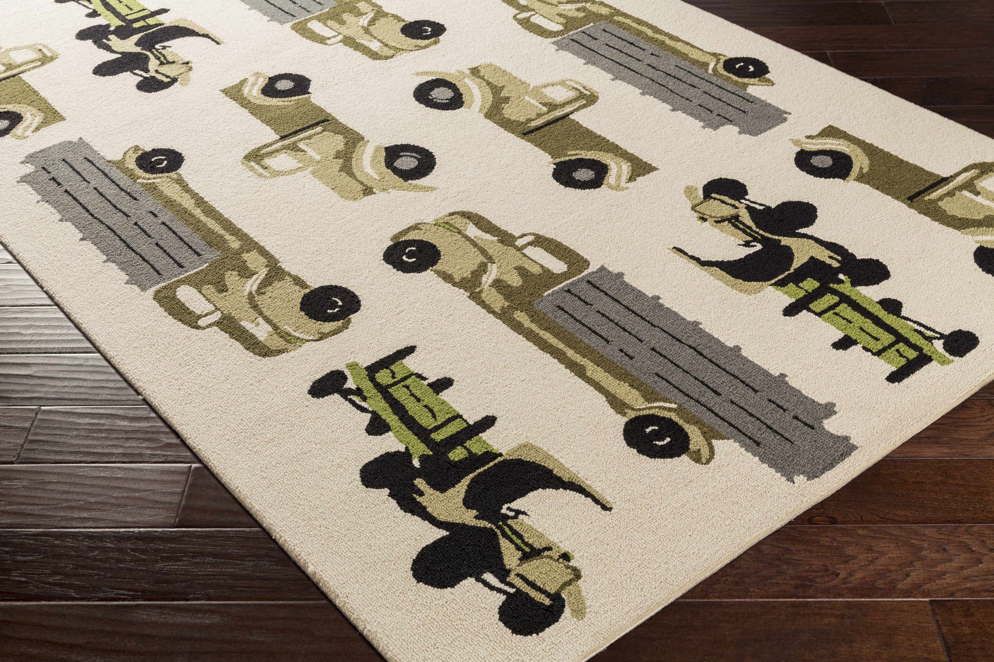 Tic Tac Toe TCT-6005 Hand Hooked Rug