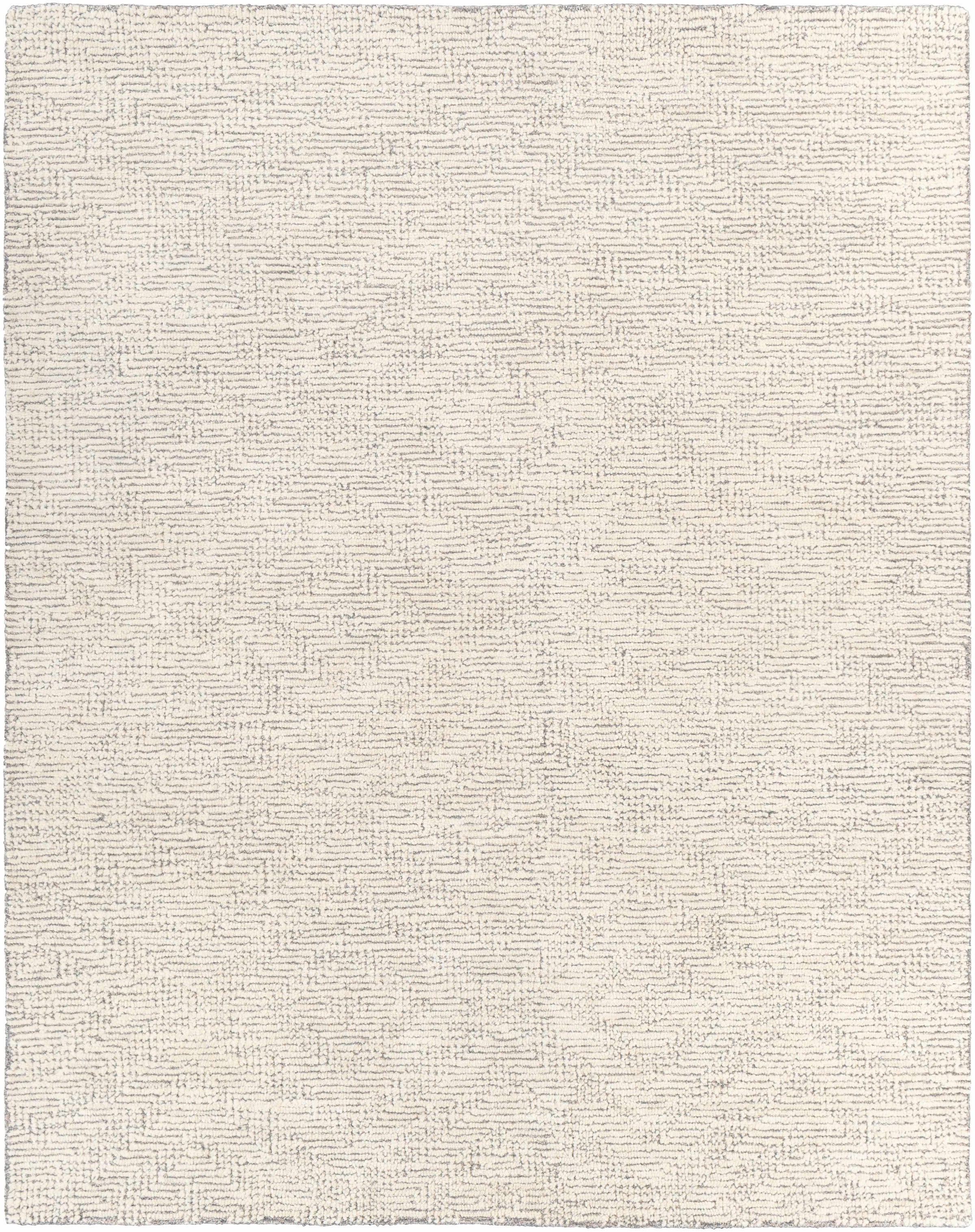Charcoal Hand Tufted 90% NZ Wool, 10% Viscose Modern Rectangle Handmade rug, Indoor use only, no fringe, non-washable.