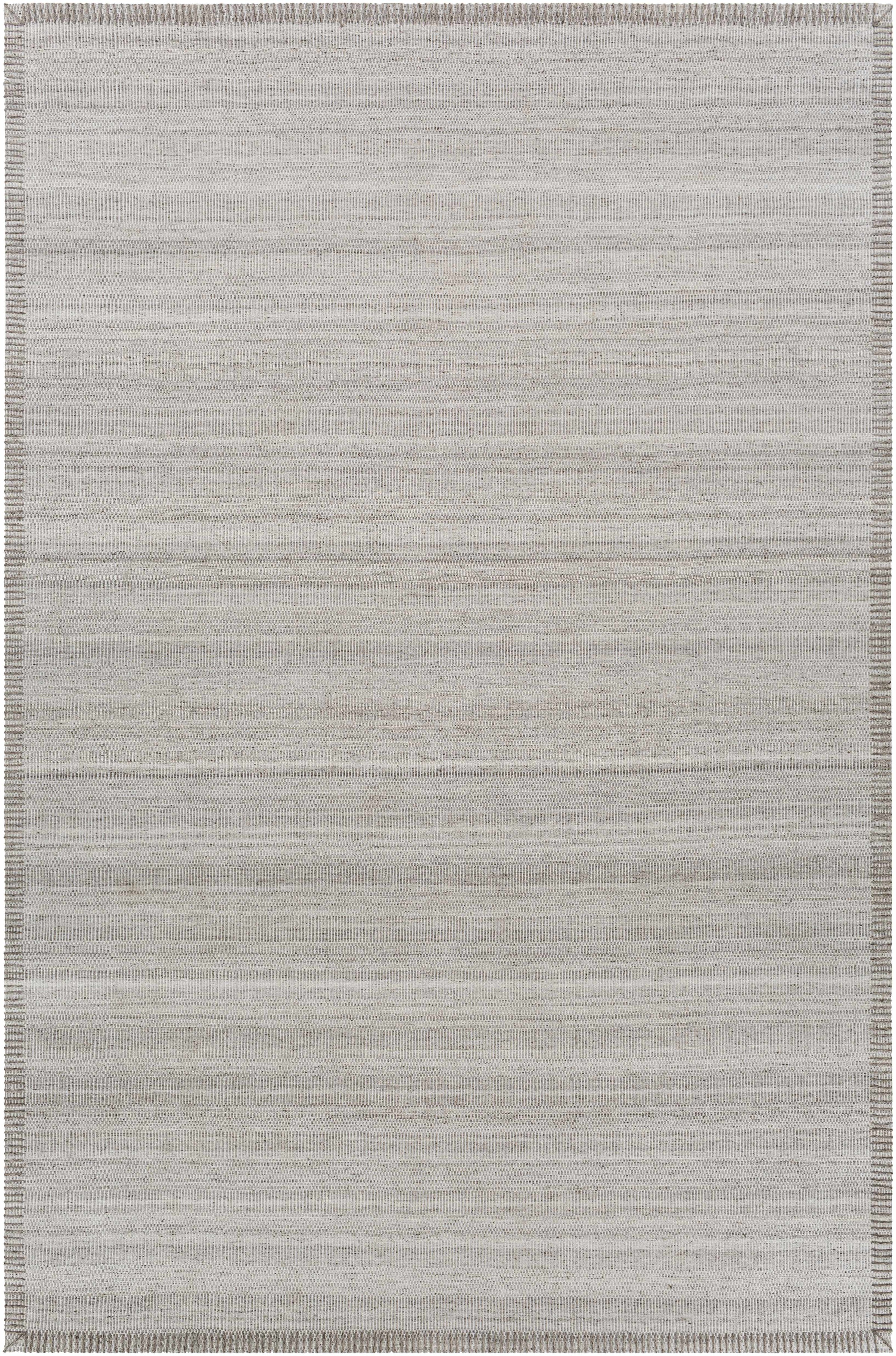 Cream Hand Woven 100% Viscose Global Rectangle Handmade rug, Indoor use only, no fringe, non-washable.