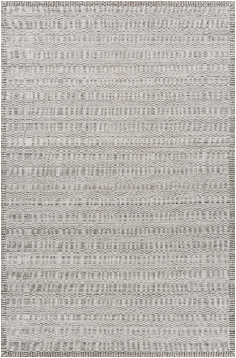 Cream Hand Woven 100% Viscose Global Rectangle Handmade rug, Indoor use only, no fringe, non-washable.