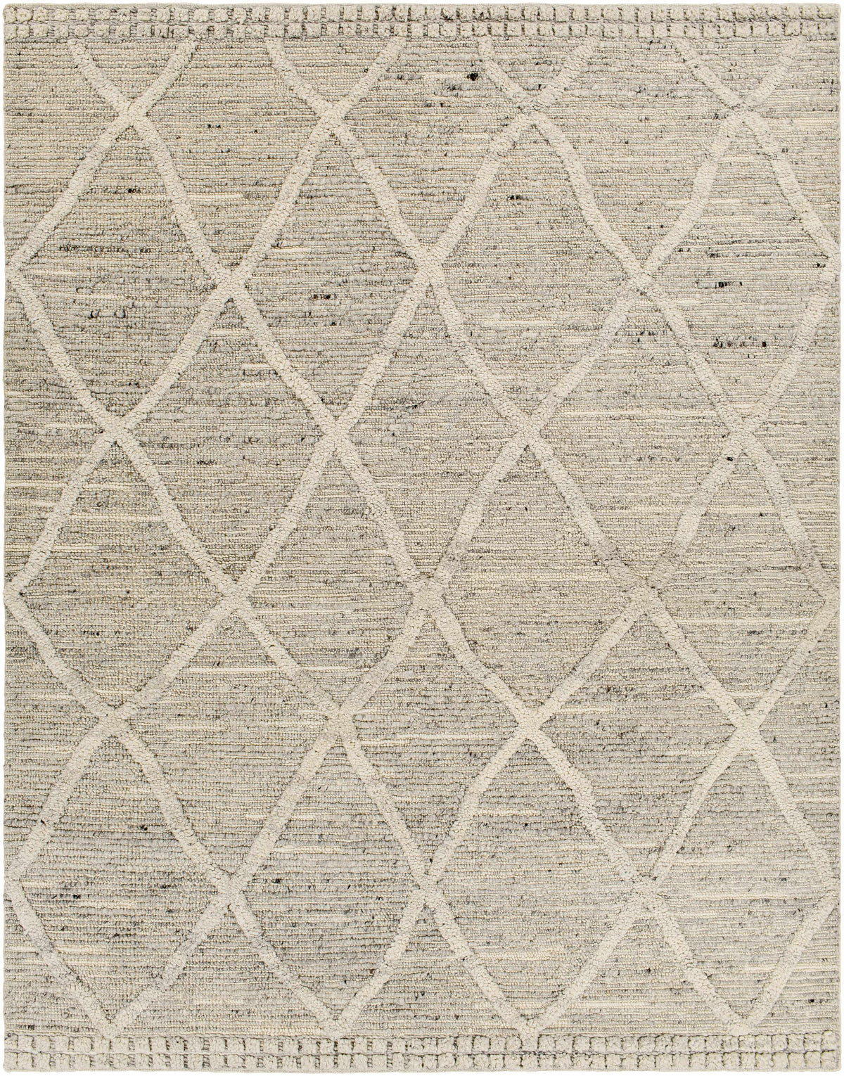 Charcoal Hand Woven 100% NZ Wool Global Rectangle Handmade rug, Indoor use only, no fringe, non-washable. runner also available
