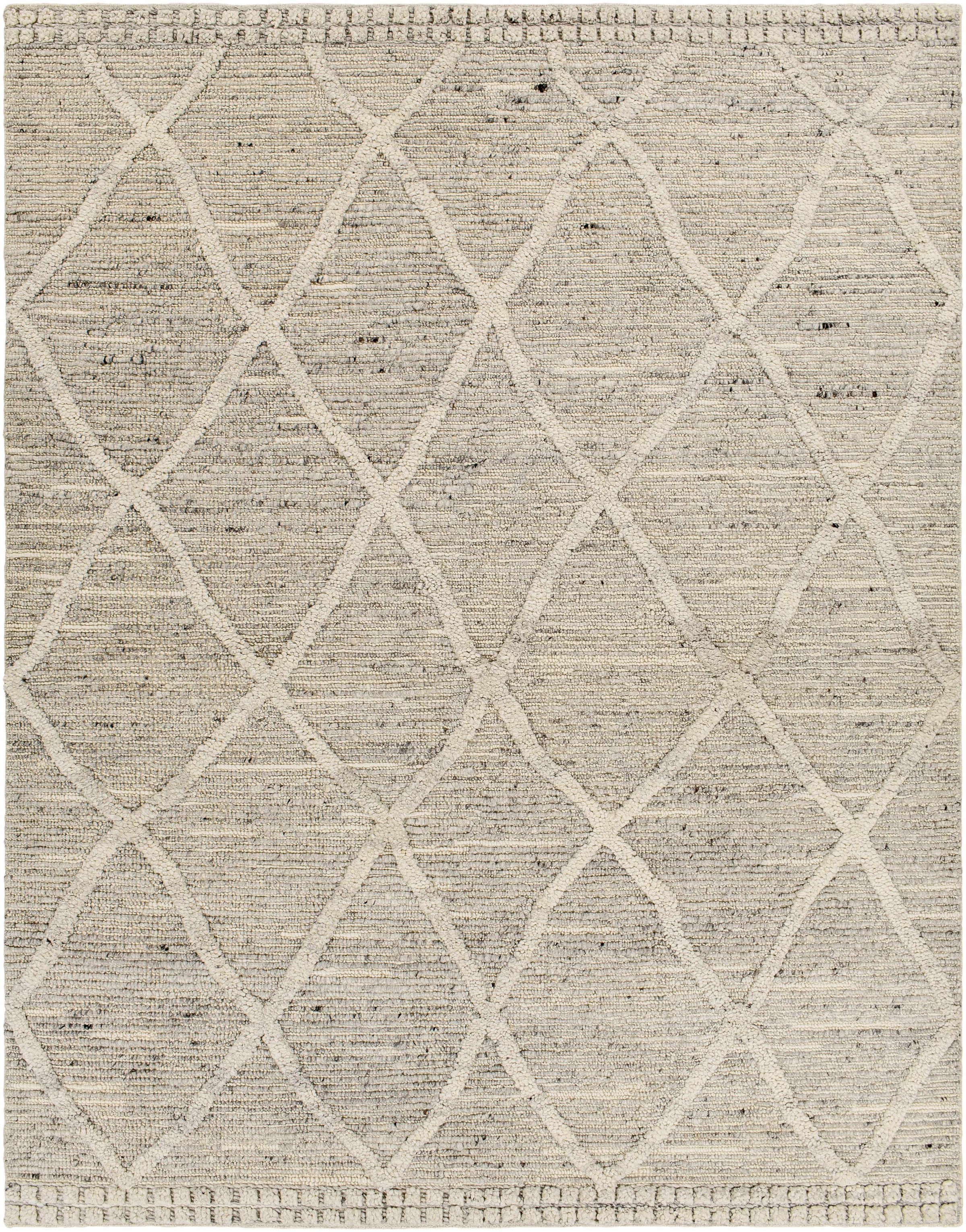 Charcoal Hand Woven 100% NZ Wool Global Rectangle Handmade rug, Indoor use only, no fringe, non-washable. runner also available