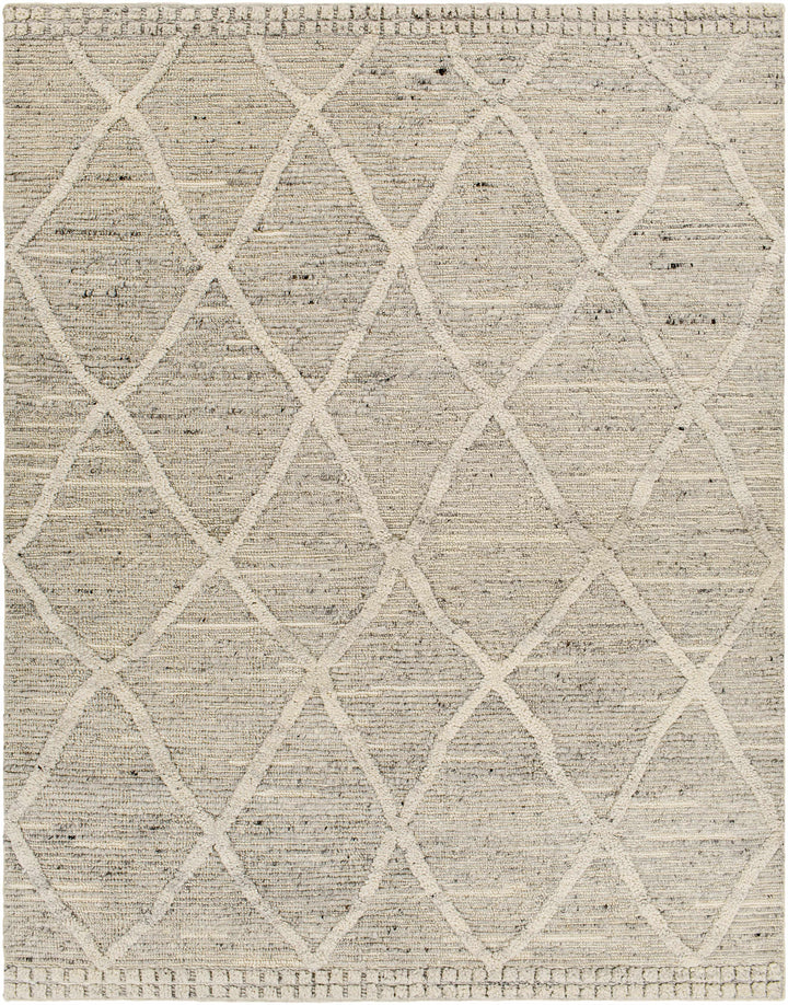 Charcoal Hand Woven 100% NZ Wool Global Rectangle Handmade rug, Indoor use only, no fringe, non-washable. runner also available