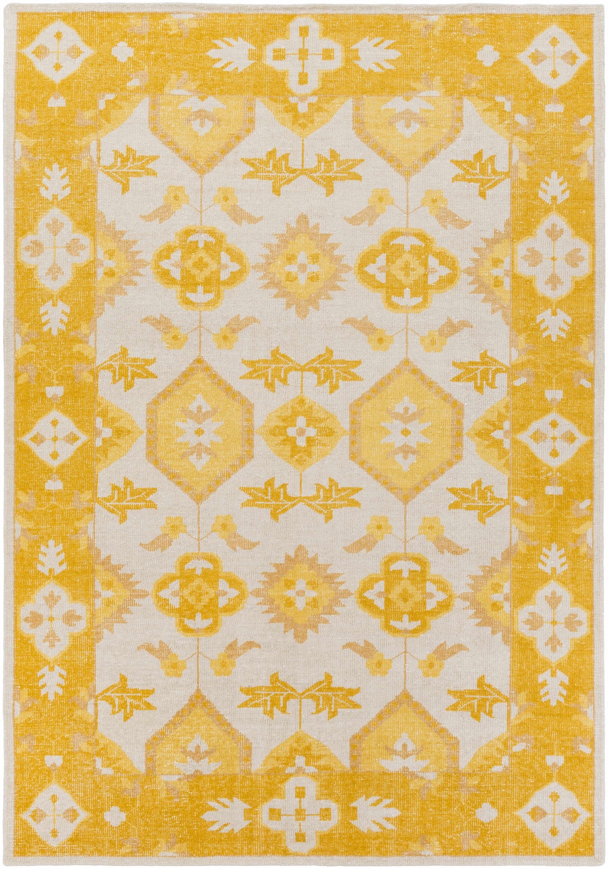 Burnt Orange Hand Knotted 100% Wool Traditional Rectangle Handmade rug, Indoor use only, no fringe, non-washable.