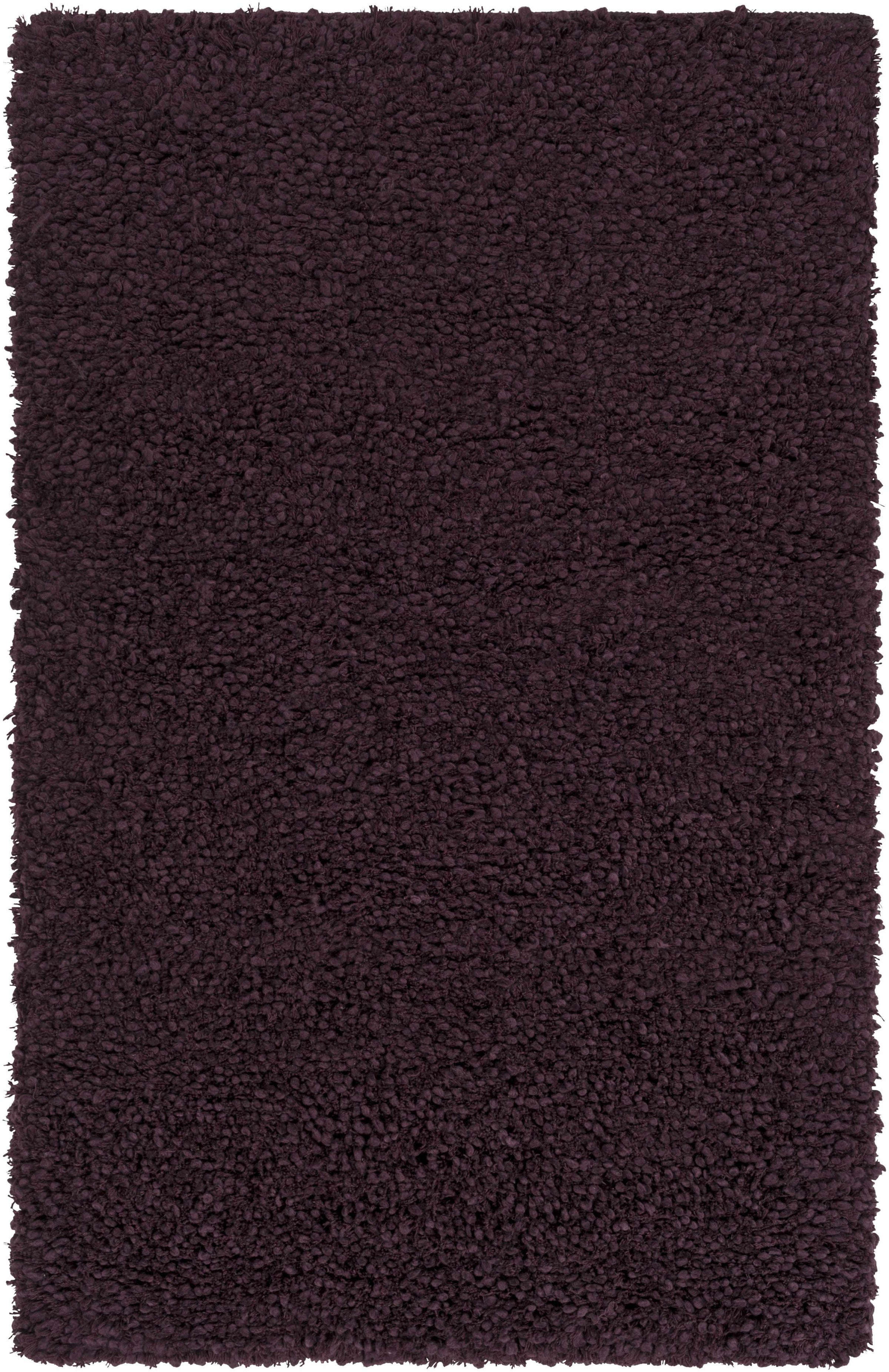 Plum Hand Woven 100% NZ Wool Modern Rectangle Handmade rug, Indoor use only, no fringe, non-washable. round, runner also available