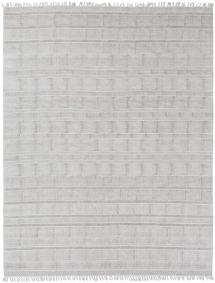 Charcoal Hand Woven 100% Cotton Cottage Rectangle Handmade rug, Indoor use only, has fringe, non-washable. runner also available