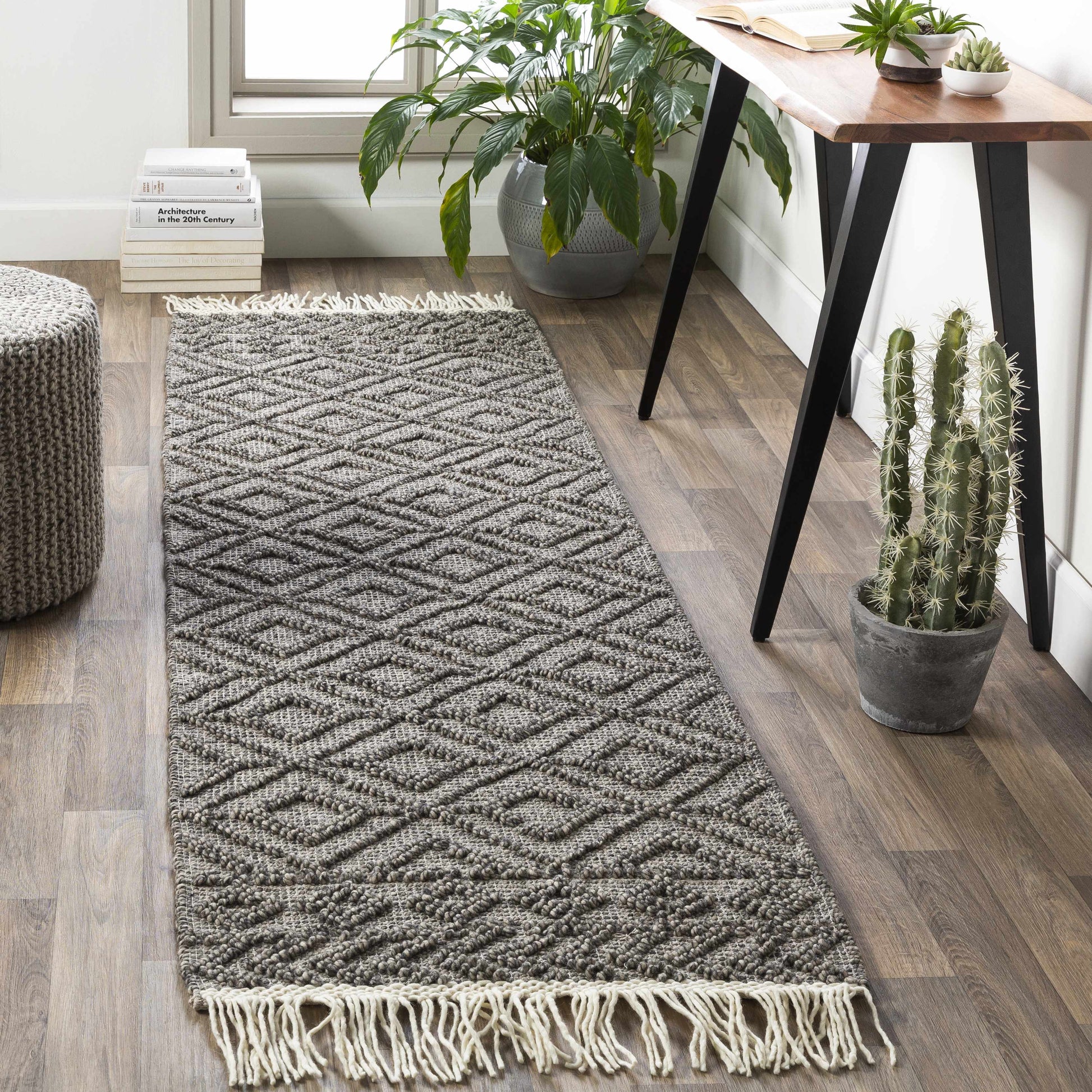 Farmhouse Tassels FTS-2302 Hand Woven Rug