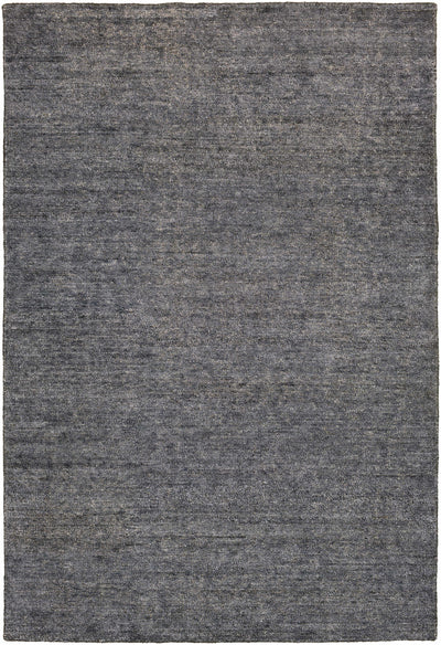 Charcoal Hand Woven 100% Viscose Modern Rectangle Handmade rug, Indoor use only, no fringe, non-washable.