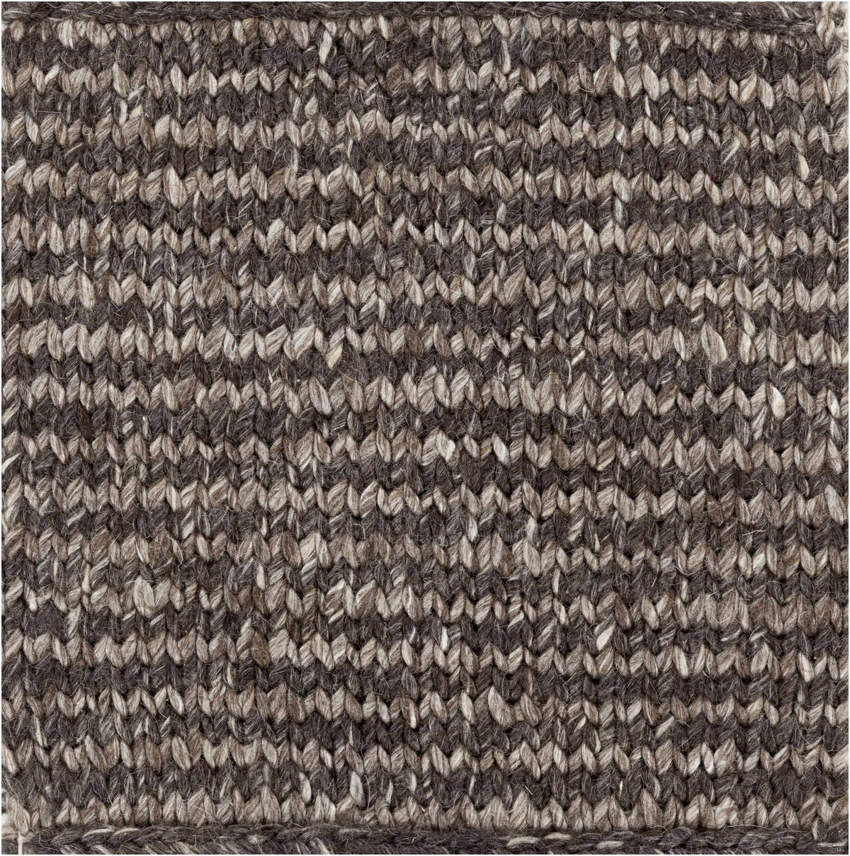Dark Brown Hand Woven 50% Viscose, 50% Wool Traditional Rectangle Handmade rug, Indoor use only, no fringe, non-washable.