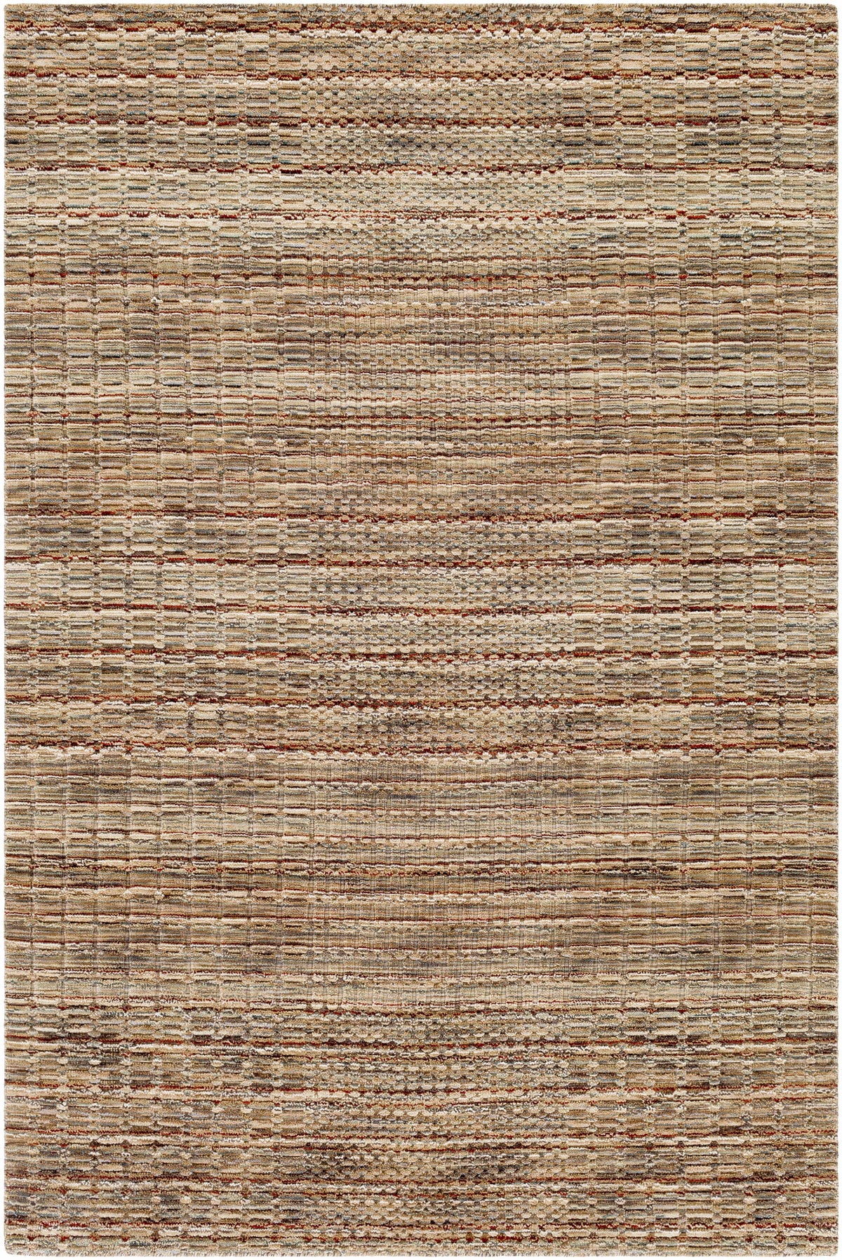 Cream Hand Knotted 100% Wool Cottage Rectangle Handmade rug, Indoor use only, no fringe, non-washable.