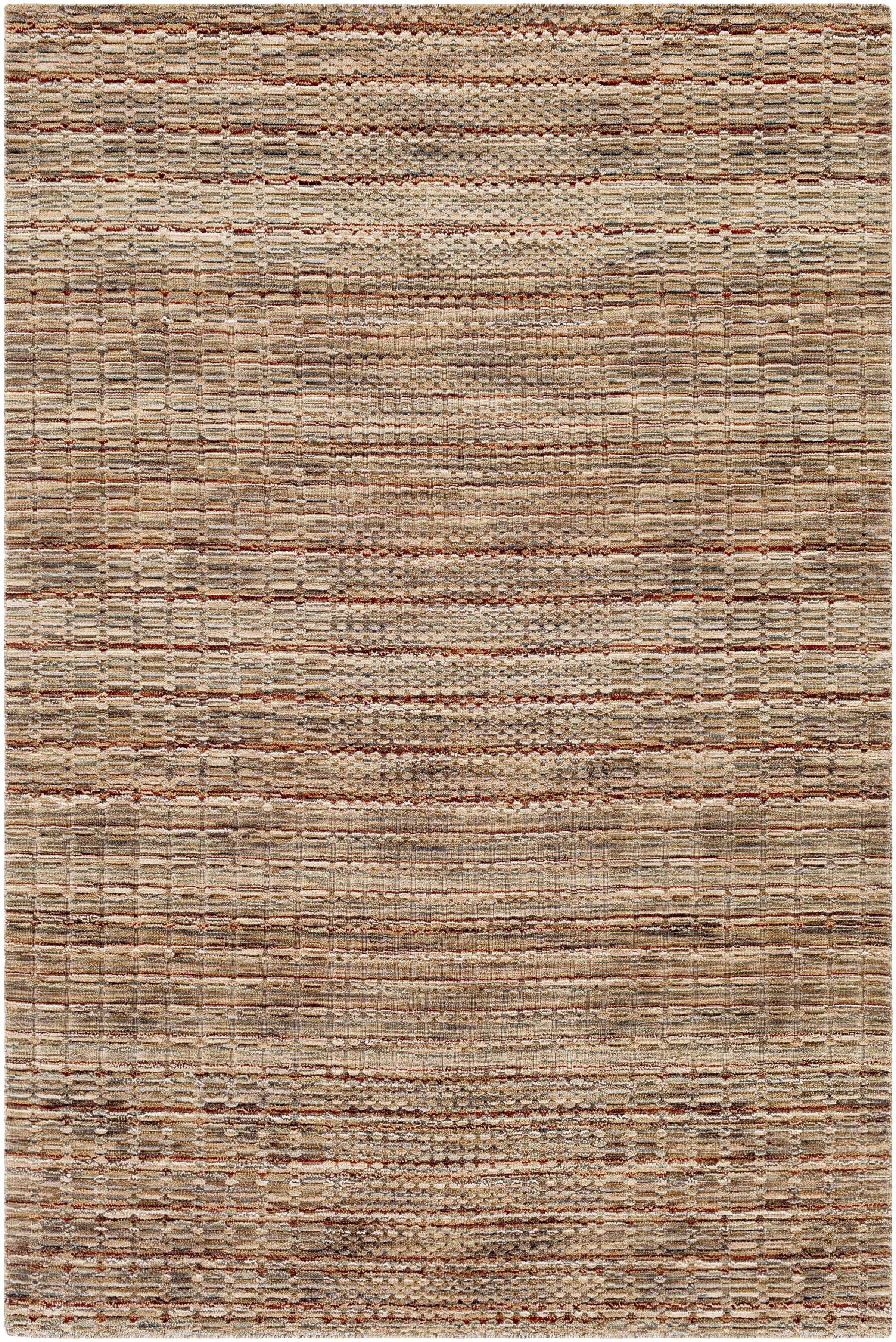 Cream Hand Knotted 100% Wool Cottage Rectangle Handmade rug, Indoor use only, no fringe, non-washable.