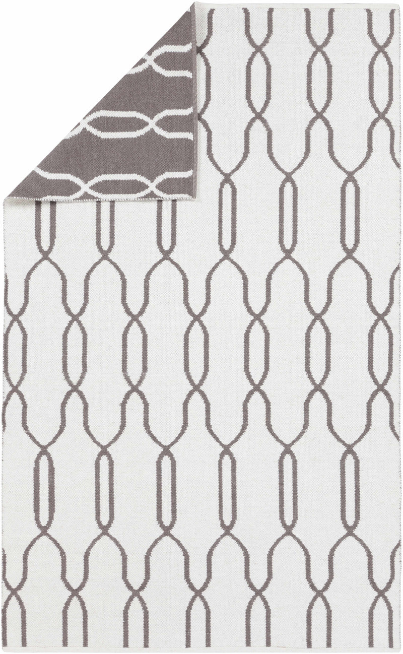 Brown Hand Woven 100% Wool Modern Rectangle Handmade rug, Indoor use only, no fringe, non-washable. runner also available