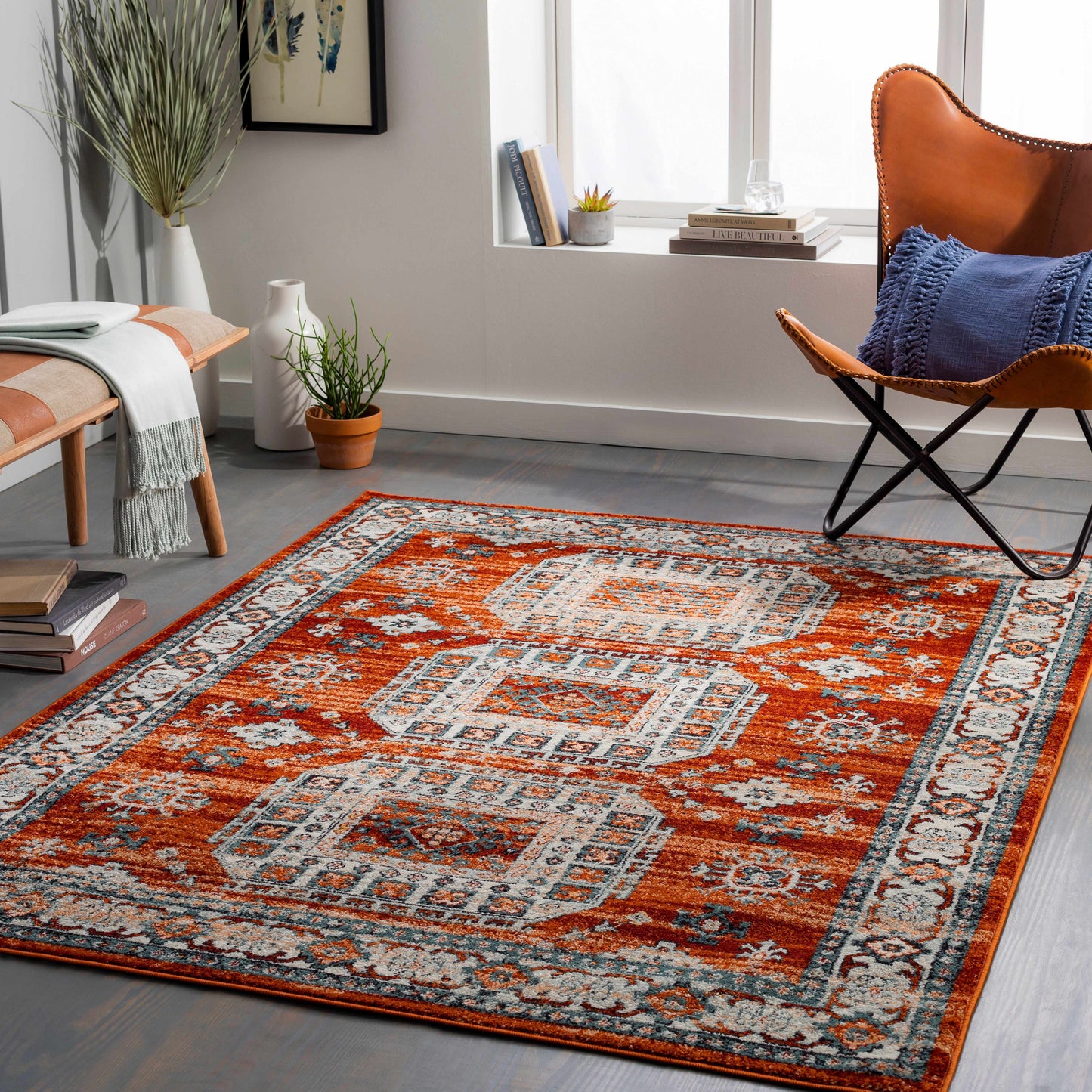 Tevazu TVZ-2350 Machine Woven Rug