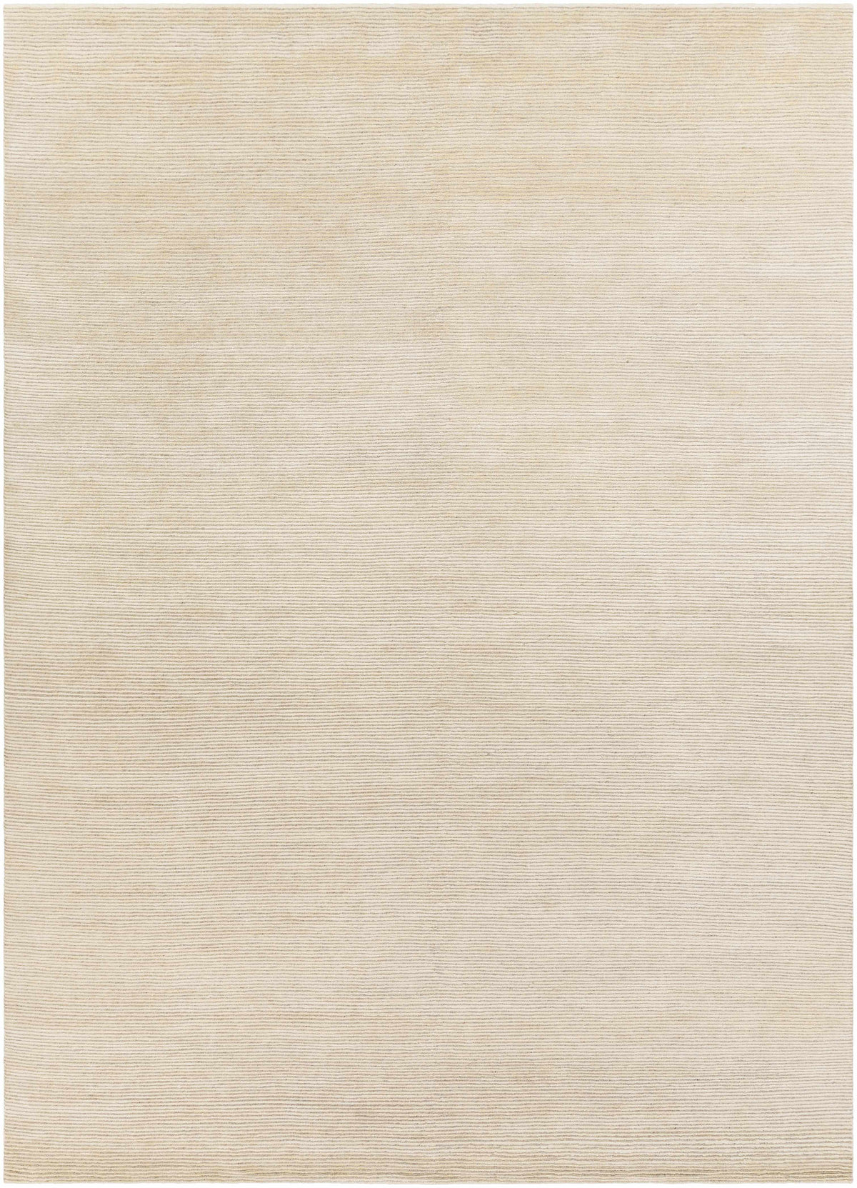 Wheat Hand Knotted 60% Viscose, 40% Wool Cottage Rectangle Handmade rug, Indoor use only, no fringe, non-washable.