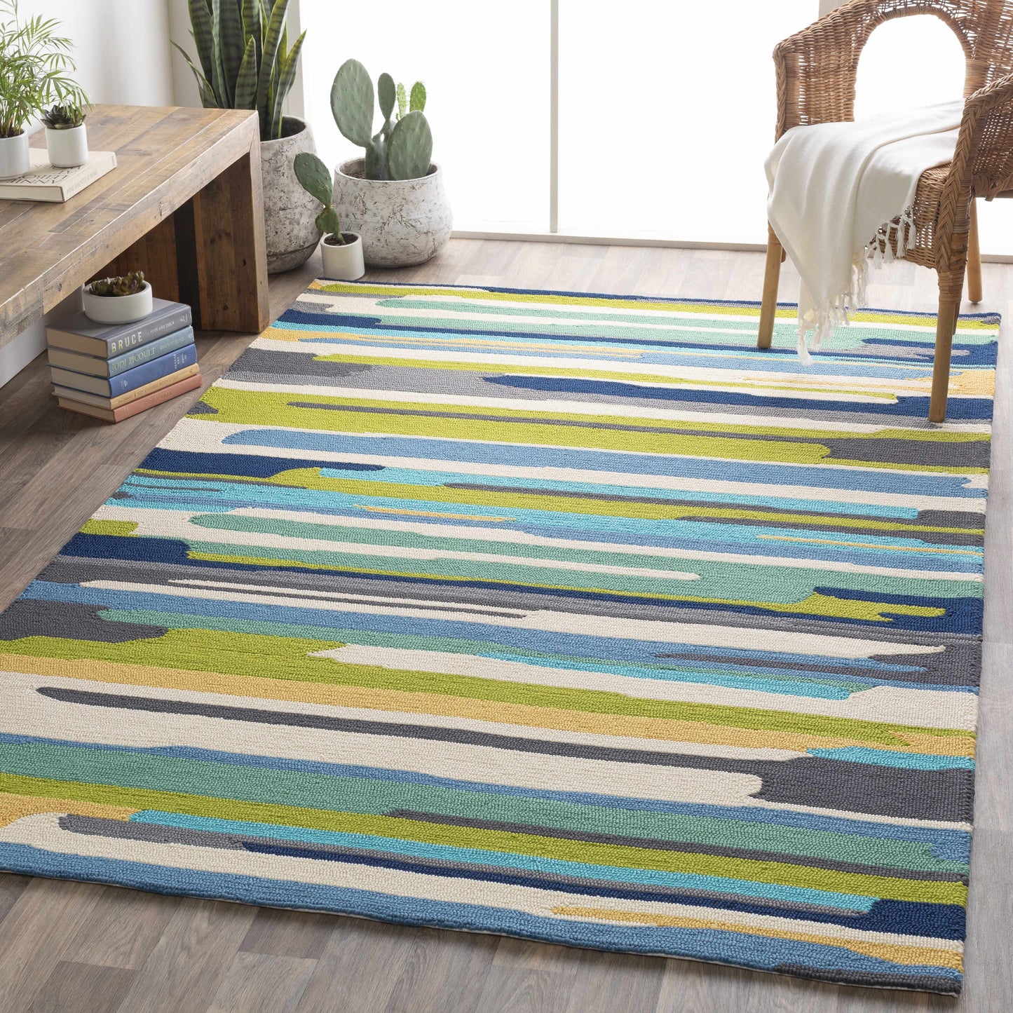 Rain RAI-1270 Hand Hooked Rug