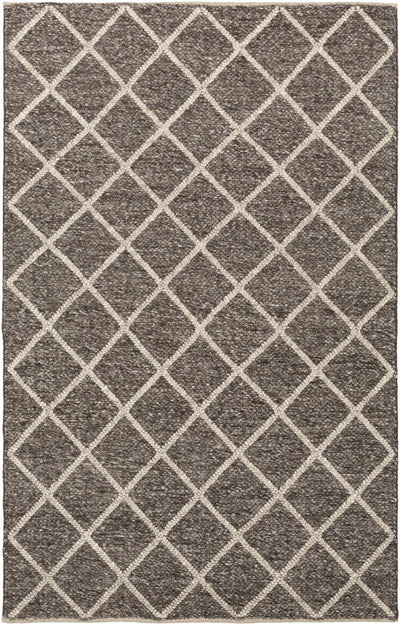 Brown Hand Woven 70% Wool, 30% Viscose Modern Rectangle Handmade rug, Indoor use only, no fringe, non-washable.