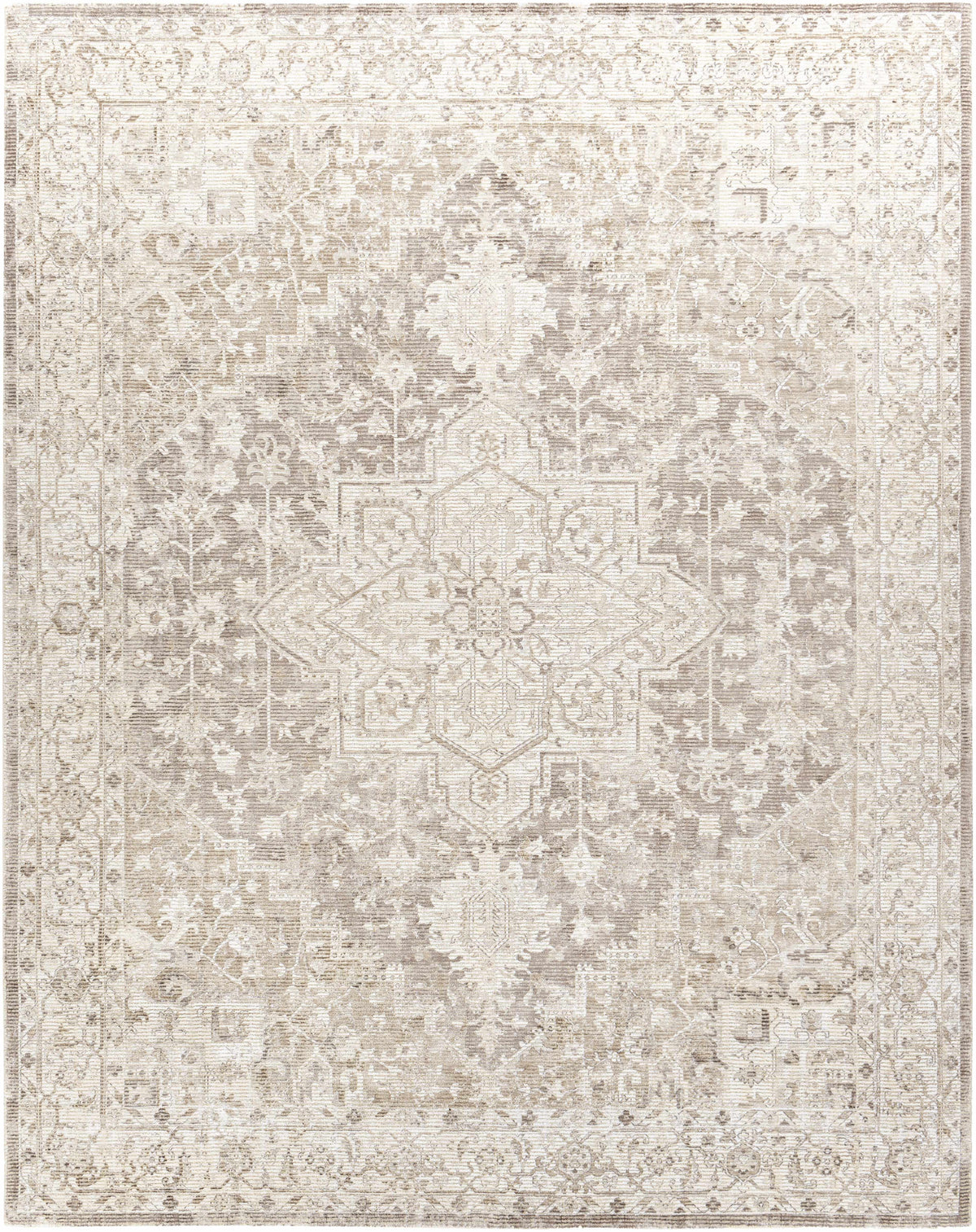 Medium Brown Hand Loomed 55% Viscose, 45% Wool Traditional Rectangle Handmade rug, Indoor use only, no fringe, non-washable.