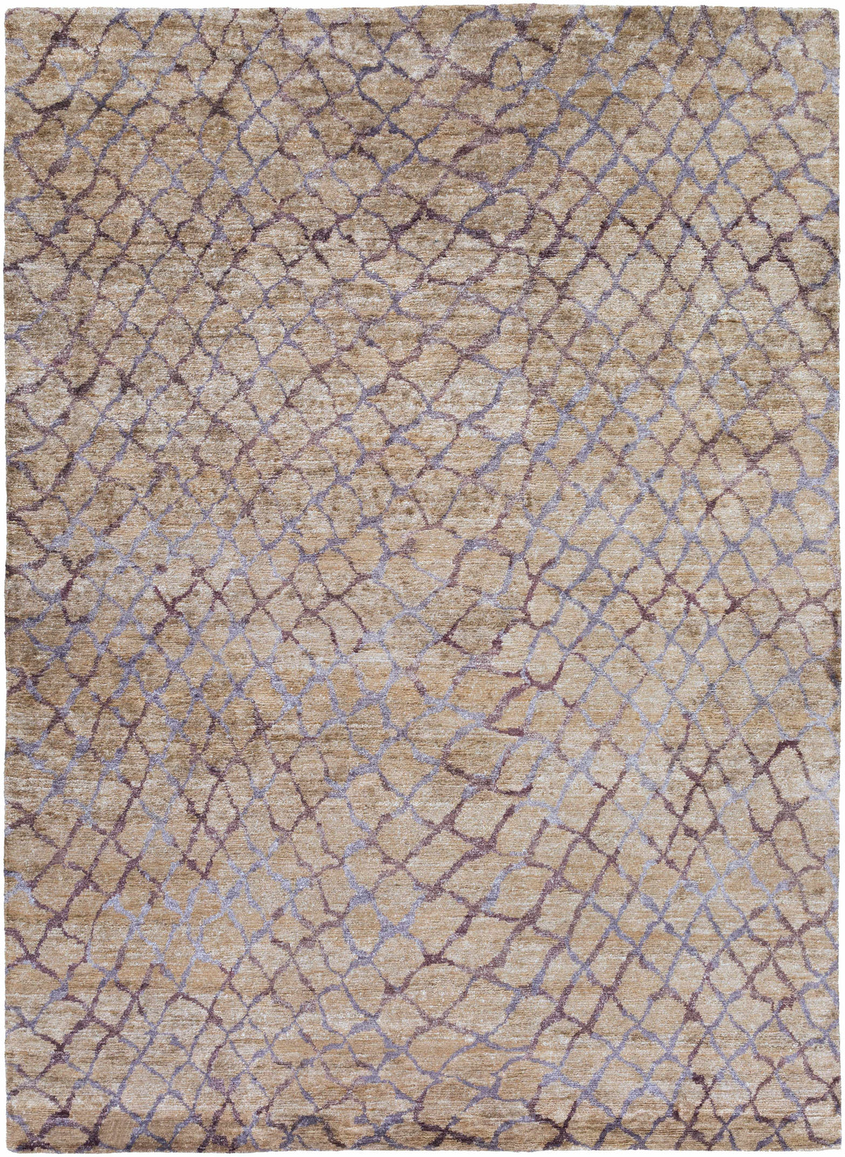 Dusty Sage Hand Knotted 100% Viscose Modern Rectangle Handmade rug, Indoor use only, no fringe, non-washable. runner also available