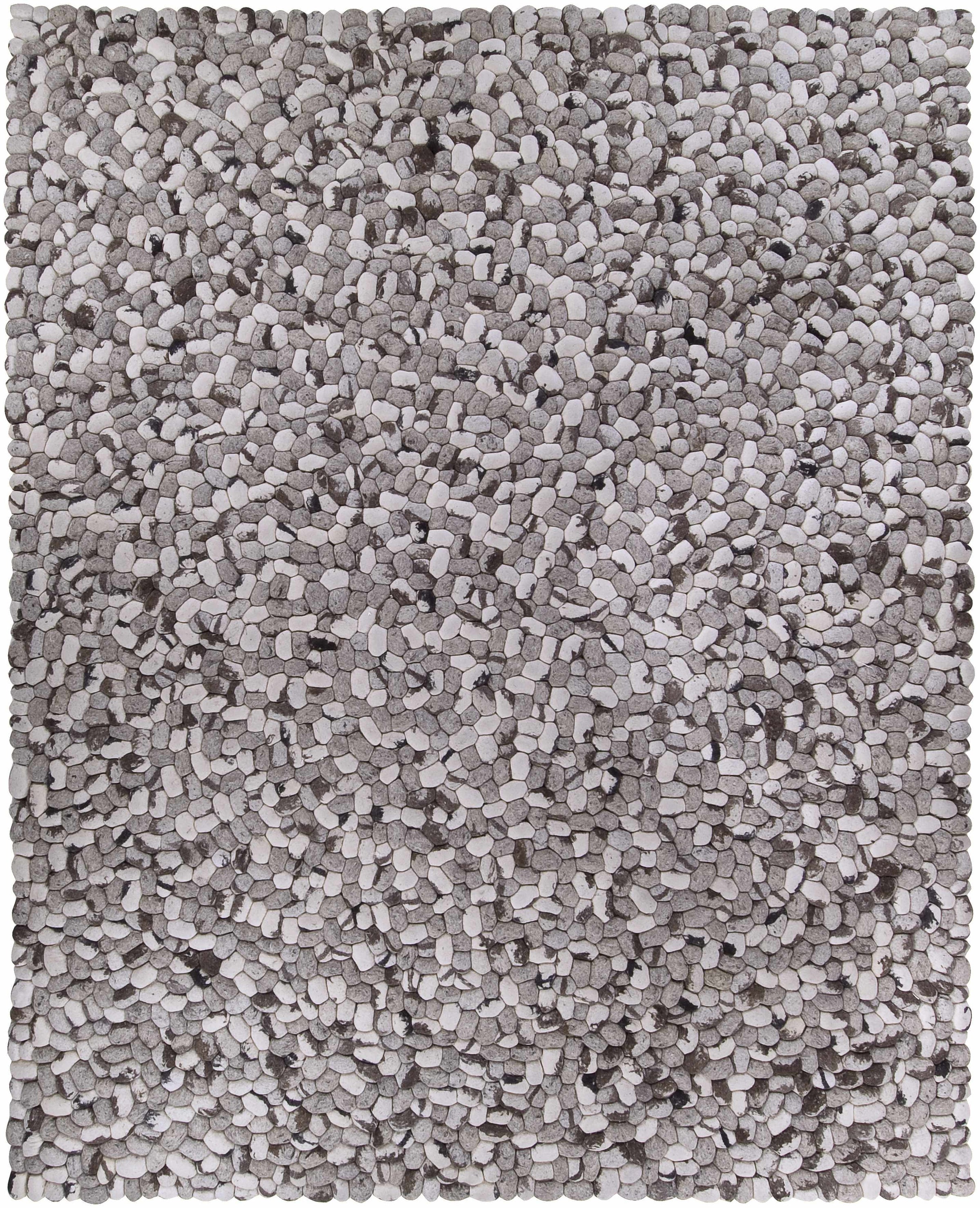 Cream Hand Woven 100% Wool Modern Rectangle Handmade rug, Indoor use only, no fringe, non-washable.