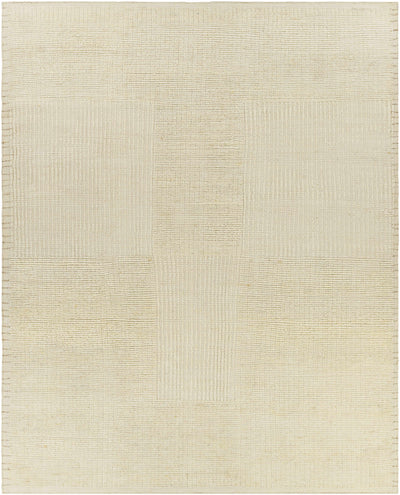 Beige Hand Knotted 100% Wool Global Rectangle Handmade rug, Indoor use only, no fringe, non-washable. runner also available