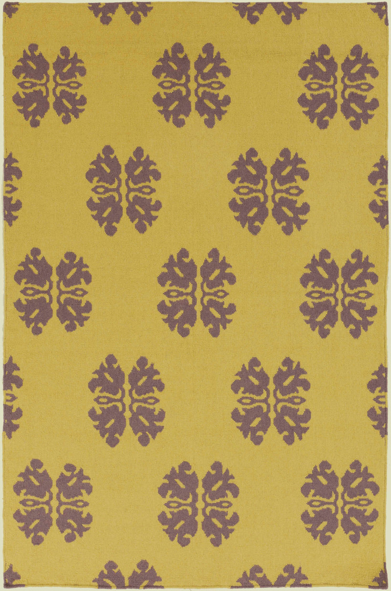 Olive Hand Woven 100% Wool Modern Rectangle Handmade rug, Indoor use only, no fringe, non-washable. runner also available