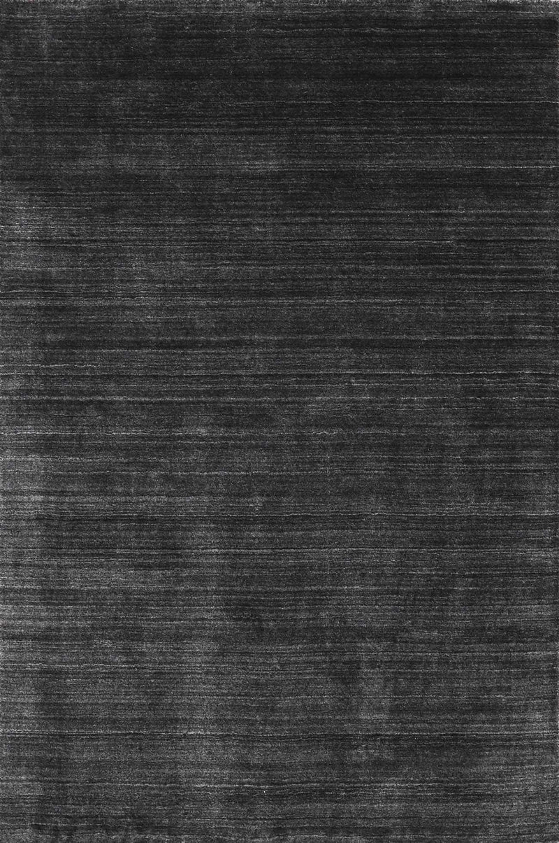 Black Hand Woven 65% Wool, 35% Viscose Modern Rectangle Handmade rug, Indoor use only, no fringe, non-washable. runner also available