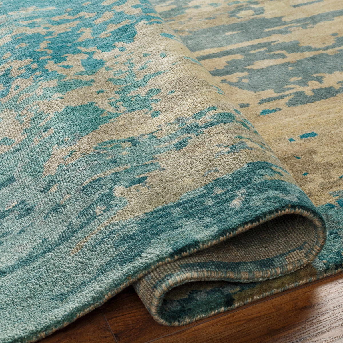 Watercolor WAT-5004 Hand Knotted Rug