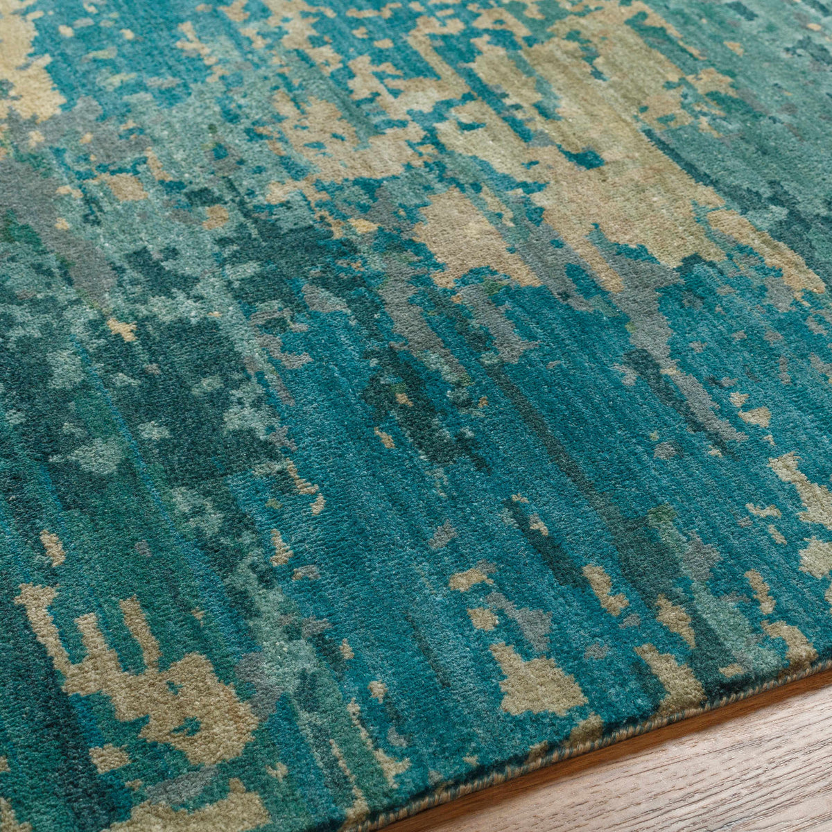 Watercolor WAT-5004 Hand Knotted Rug