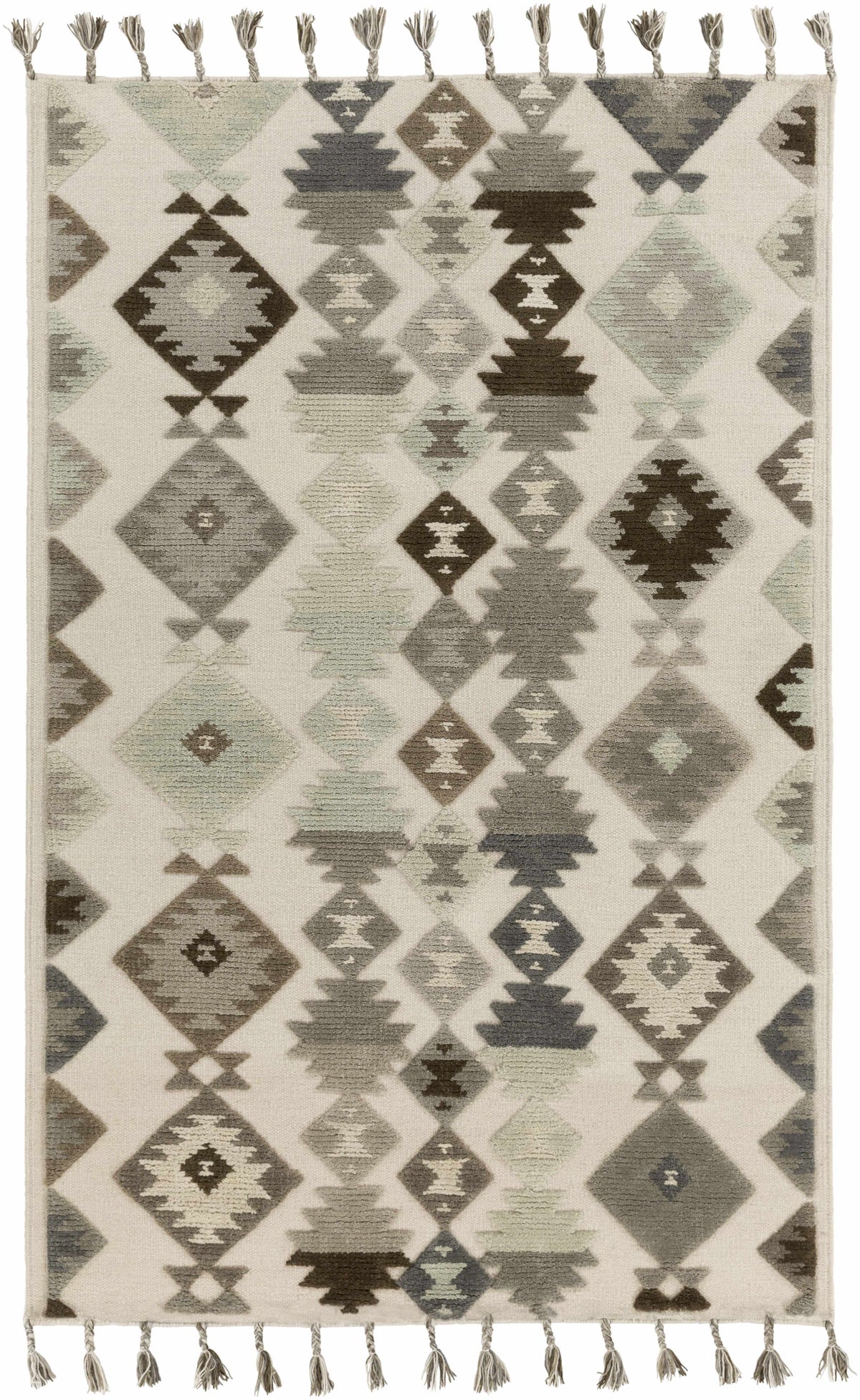 Oatmeal Hand Woven 100% Wool Traditional Rectangle Handmade rug, Indoor use only, no fringe, non-washable. runner also available