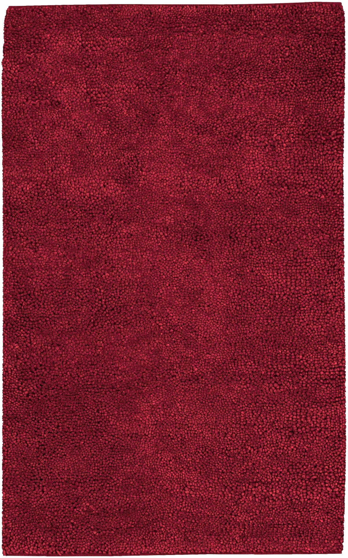 Dark Red Hand Woven 100% Wool Modern Rectangle Handmade rug, Indoor use only, no fringe, non-washable. runner also available