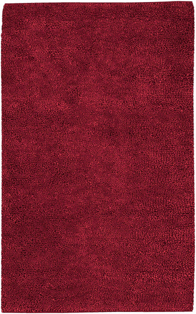 Dark Red Hand Woven 100% Wool Modern Rectangle Handmade rug, Indoor use only, no fringe, non-washable. runner also available