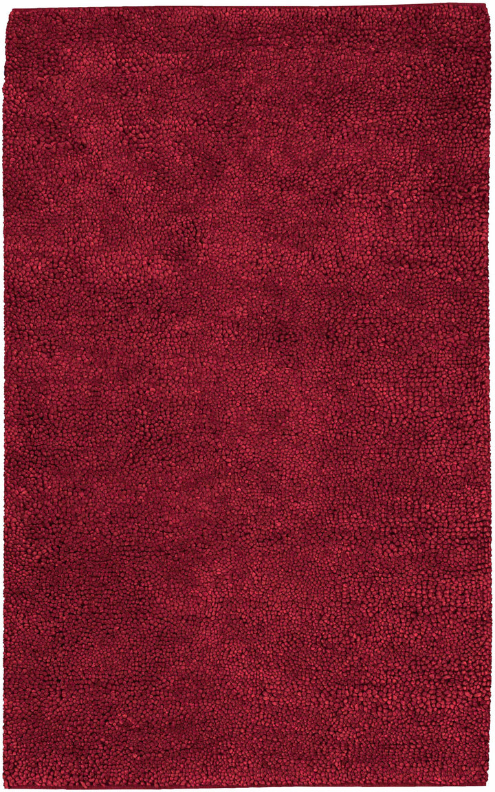 Dark Red Hand Woven 100% Wool Modern Rectangle Handmade rug, Indoor use only, no fringe, non-washable. runner also available