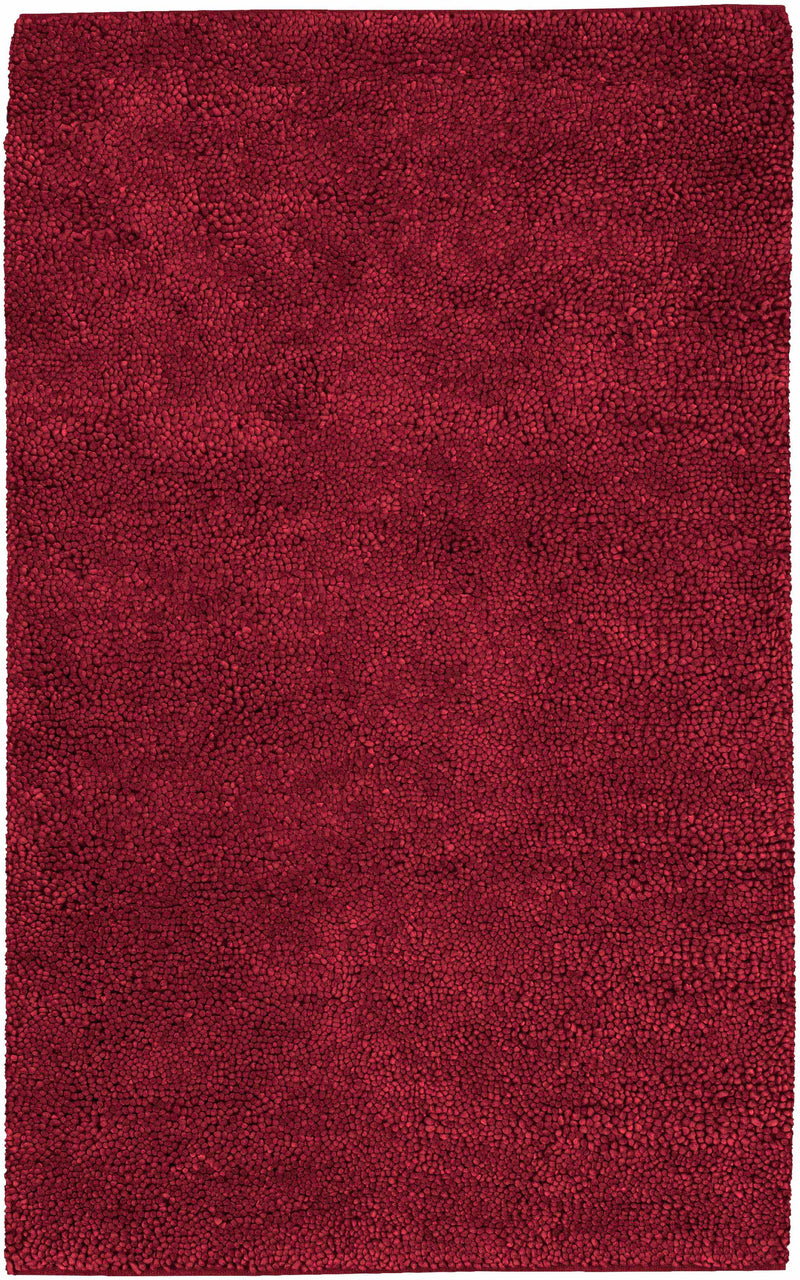 Dark Red Hand Woven 100% Wool Modern Rectangle Handmade rug, Indoor use only, no fringe, non-washable. runner also available