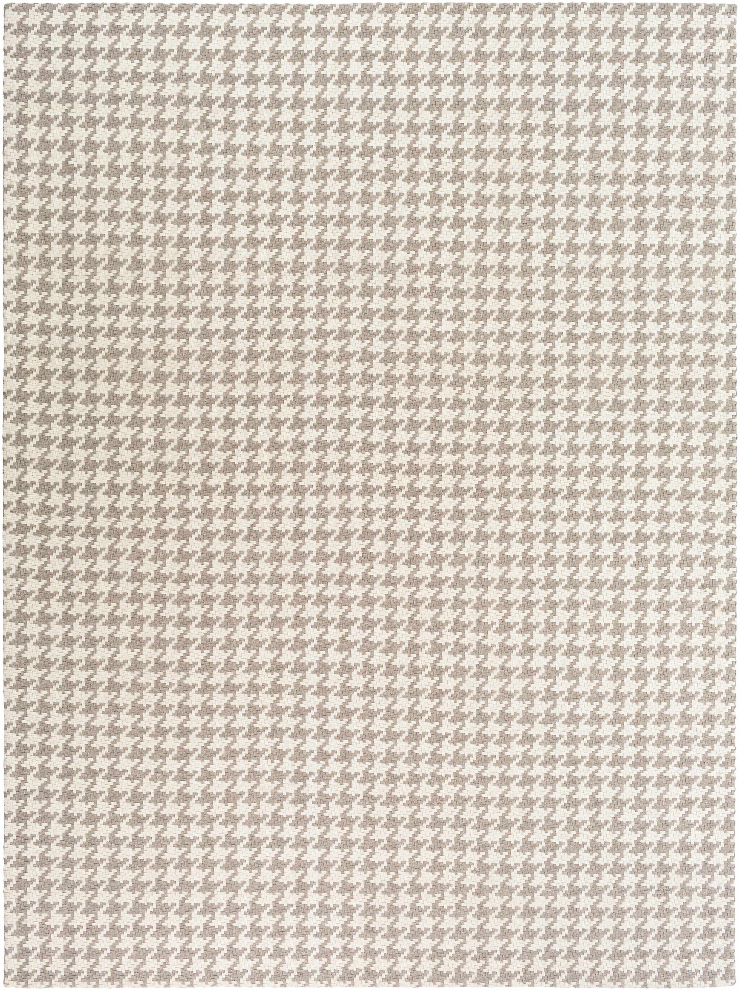 White Hand Woven 100% Wool Cottage Rectangle Handmade rug, Indoor use only, no fringe, non-washable.
