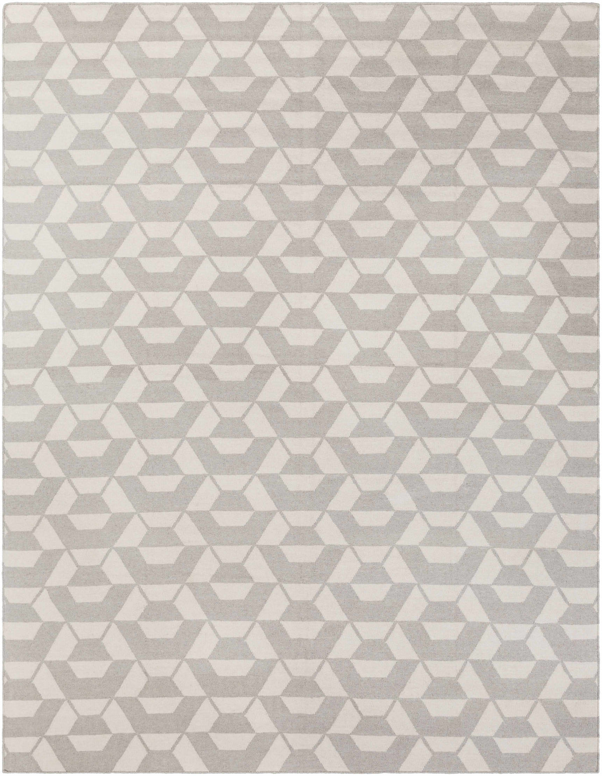 Medium Gray Hand Woven 100% Wool Modern Rectangle Handmade rug, Indoor use only, no fringe, non-washable. runner also available