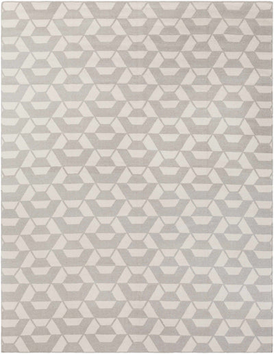 Medium Gray Hand Woven 100% Wool Modern Rectangle Handmade rug, Indoor use only, no fringe, non-washable. runner also available