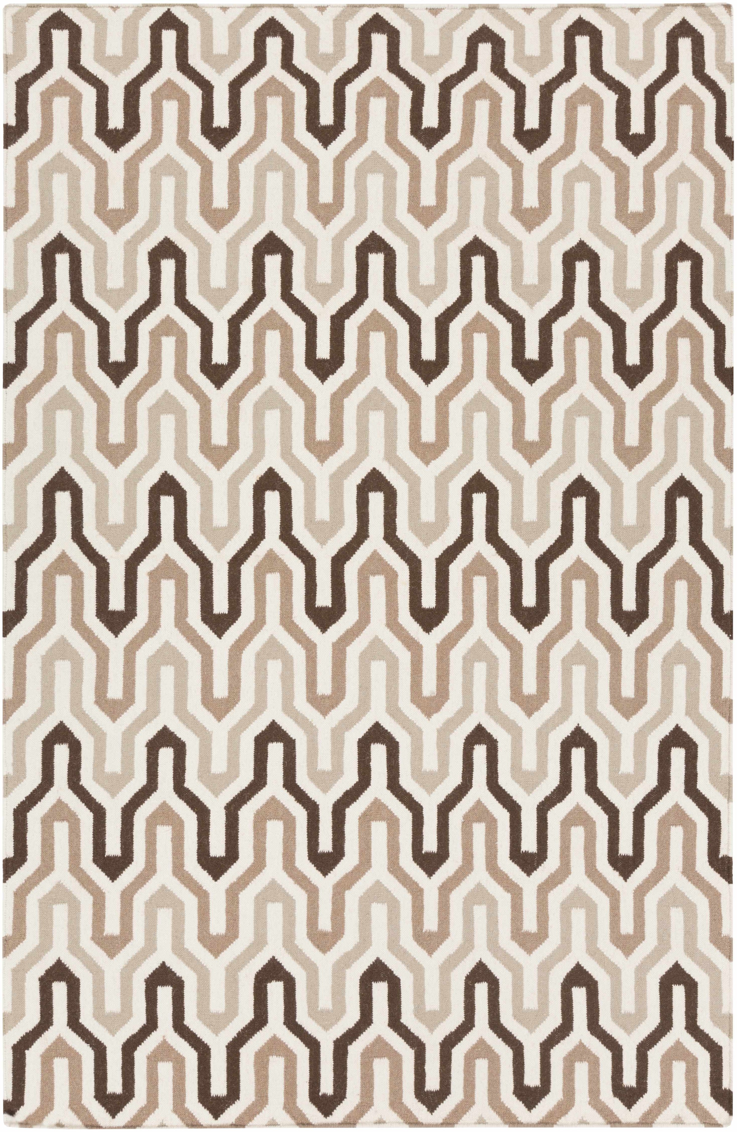 Cream Hand Woven 100% Wool Modern Rectangle Handmade rug, Indoor use only, no fringe, non-washable. round, runner also available