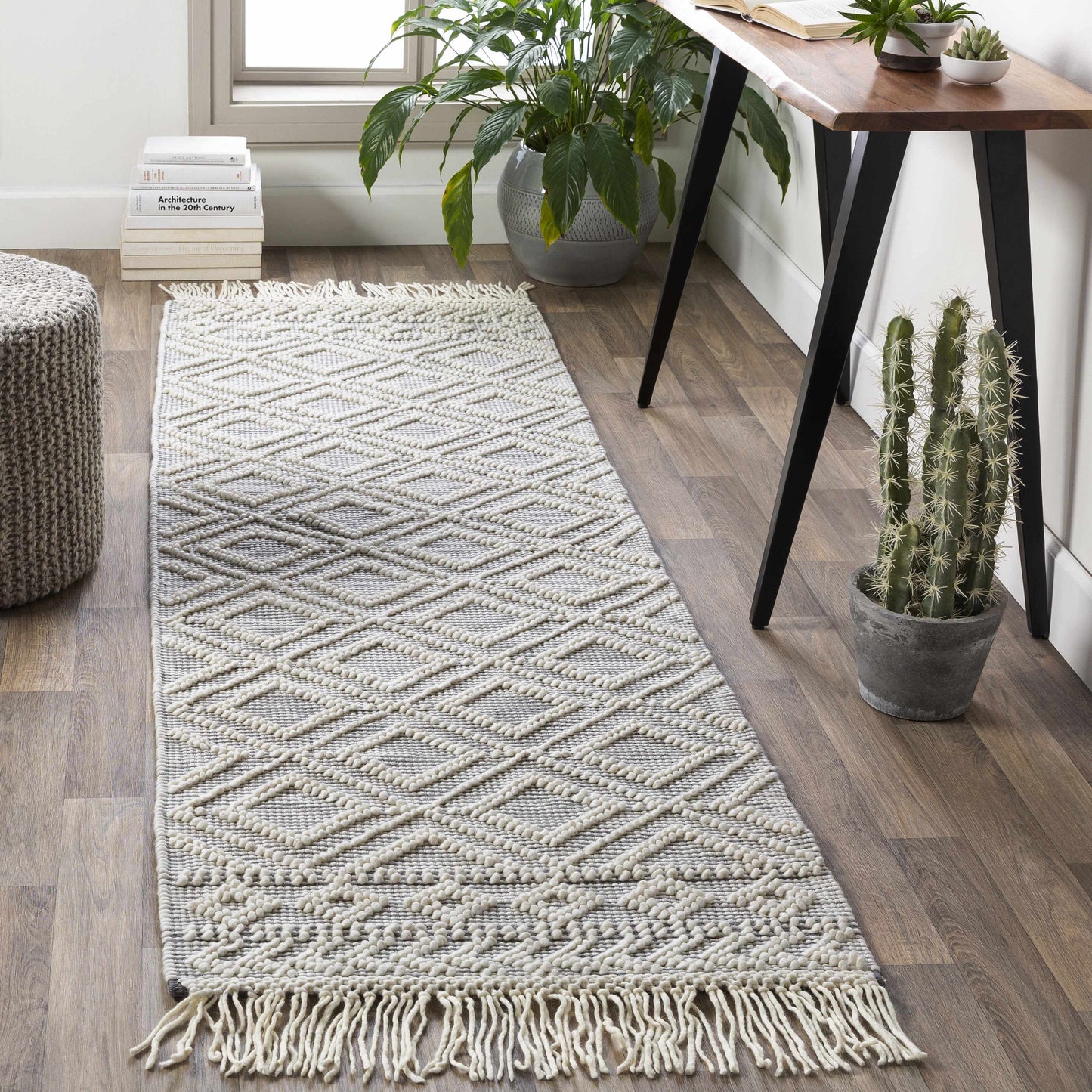 Farmhouse Tassels FTS-2303 Hand Woven Rug