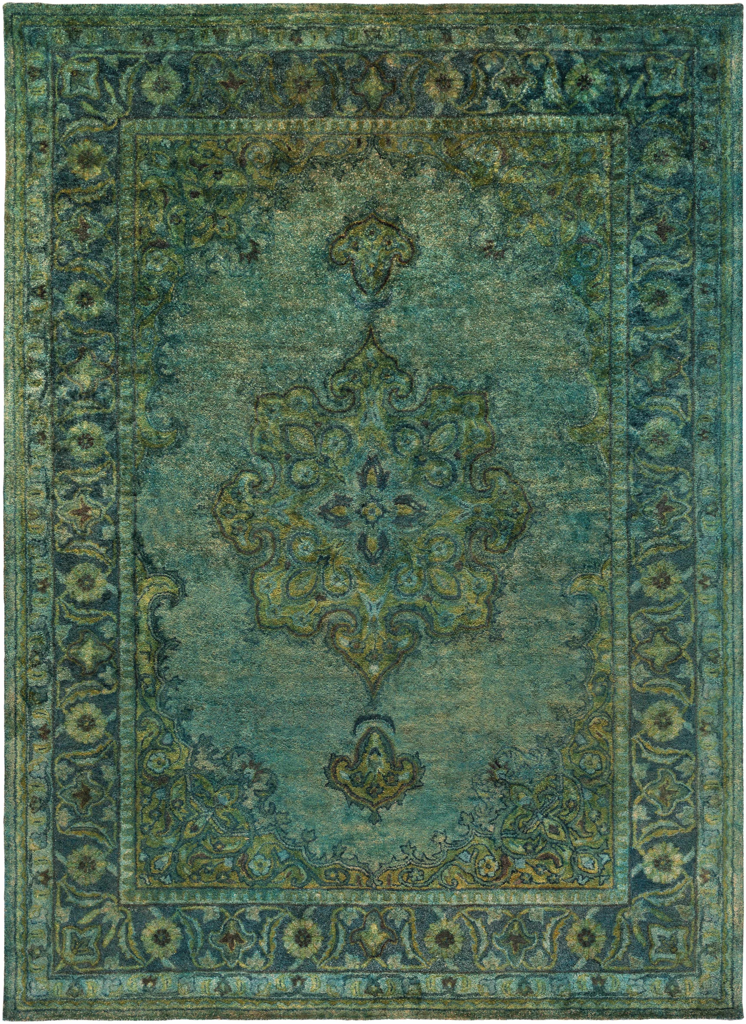 Olive Hand Tufted 100% NZ Wool Traditional Rectangle Handmade rug, Indoor use only, no fringe, non-washable.